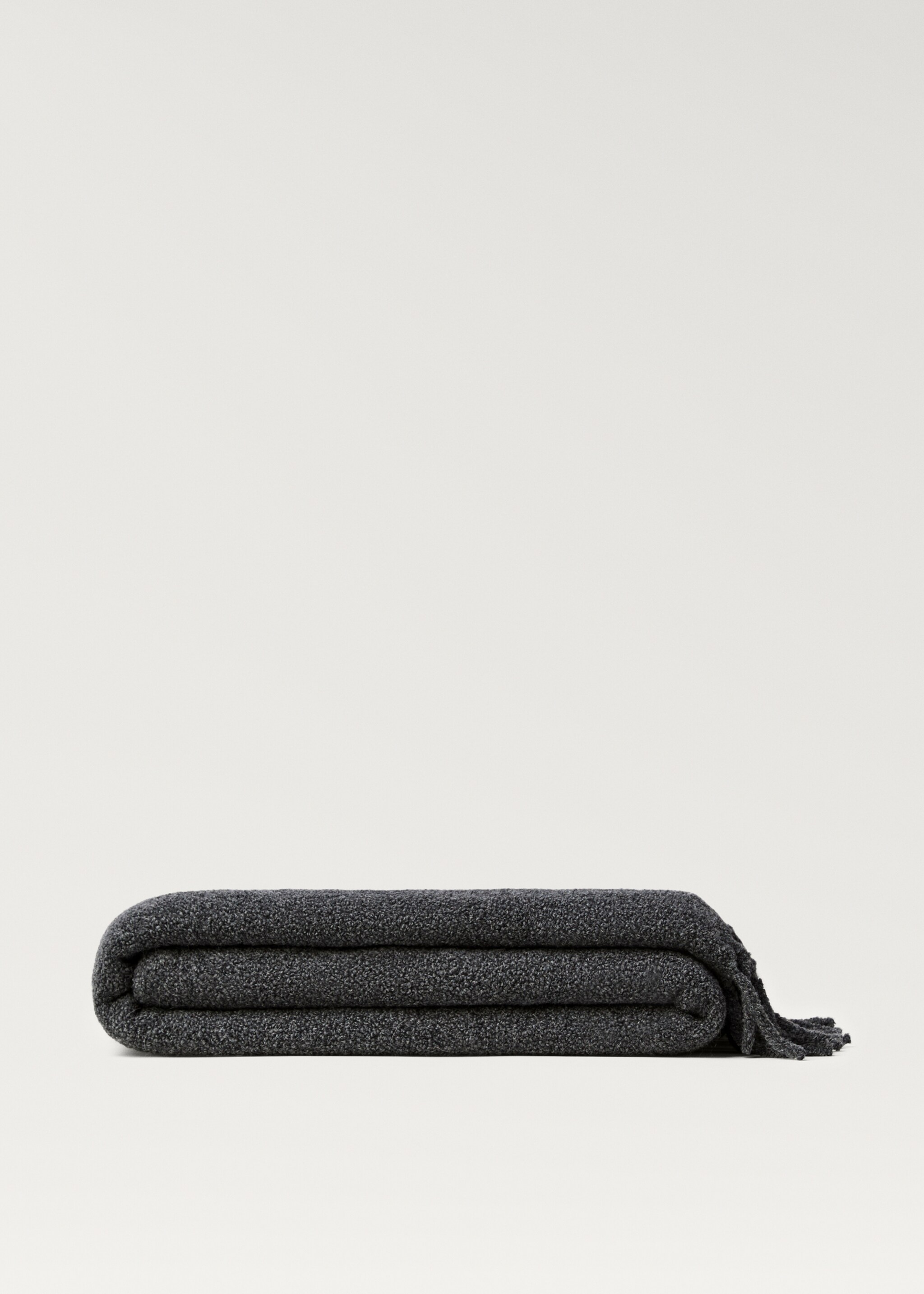 Blanket with bouclé texture - Article without model