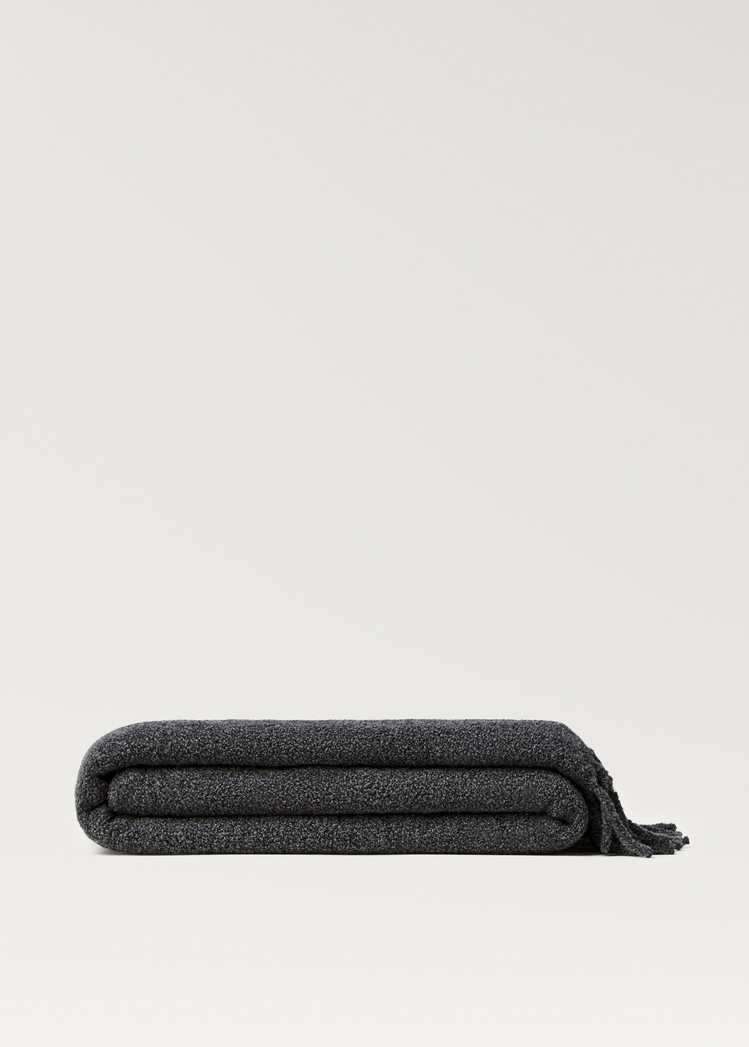 Couverture texturée en maille bouclée - Article sans modèle