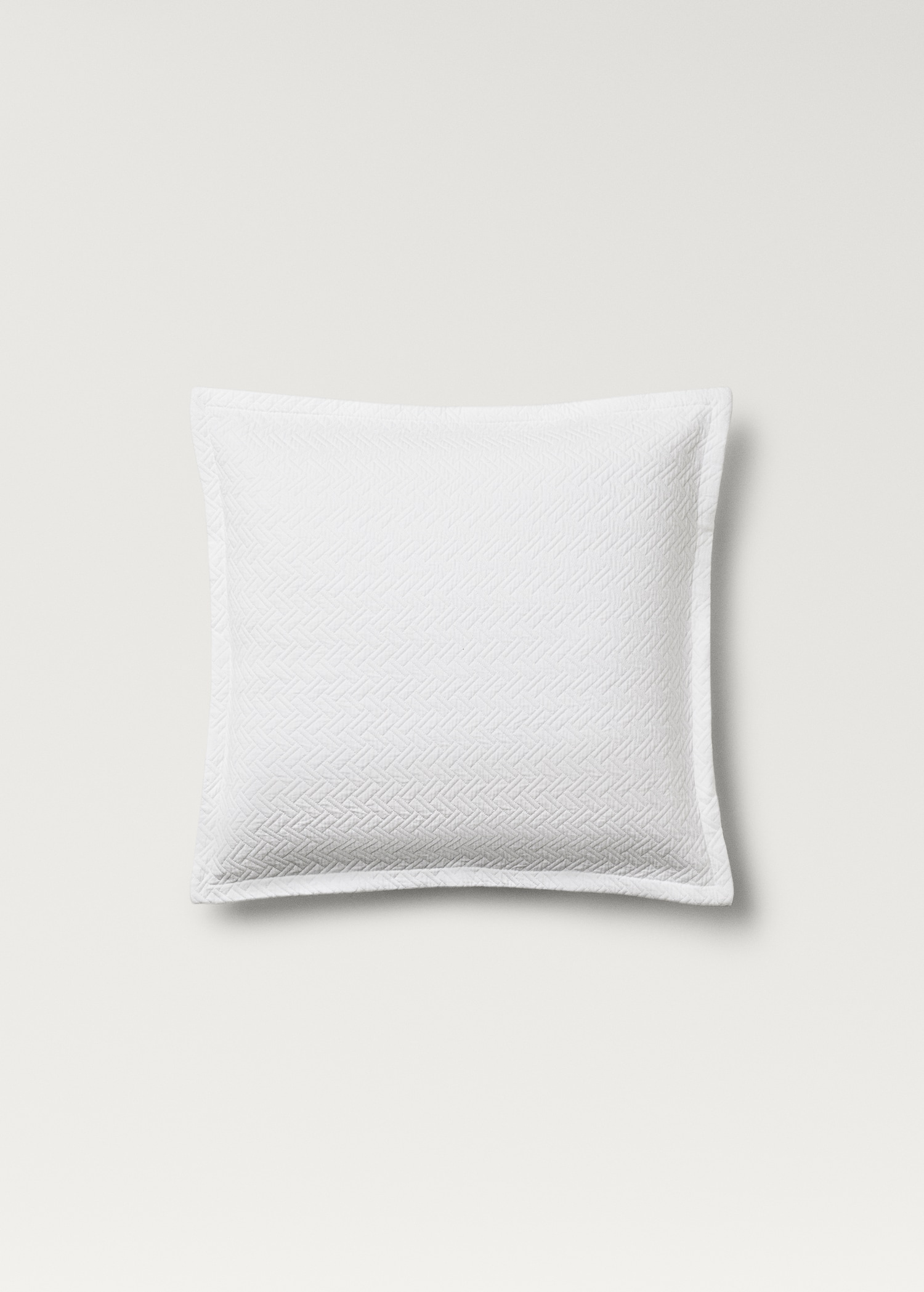 Cotton jacquard geometric pillowcase 50x50 cm - Article without model