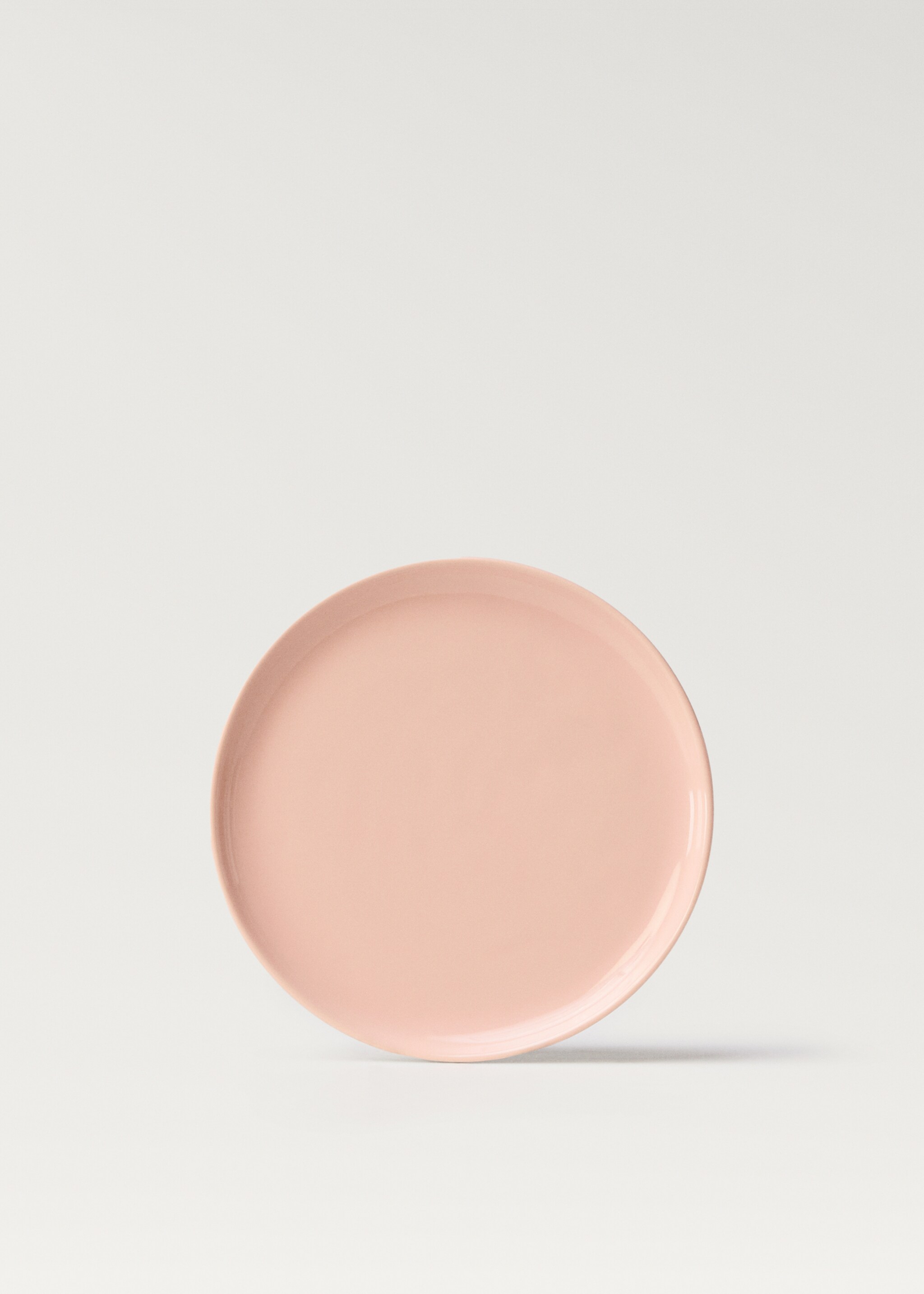 Plato postre gres diseño liso - Artículo sin modelo