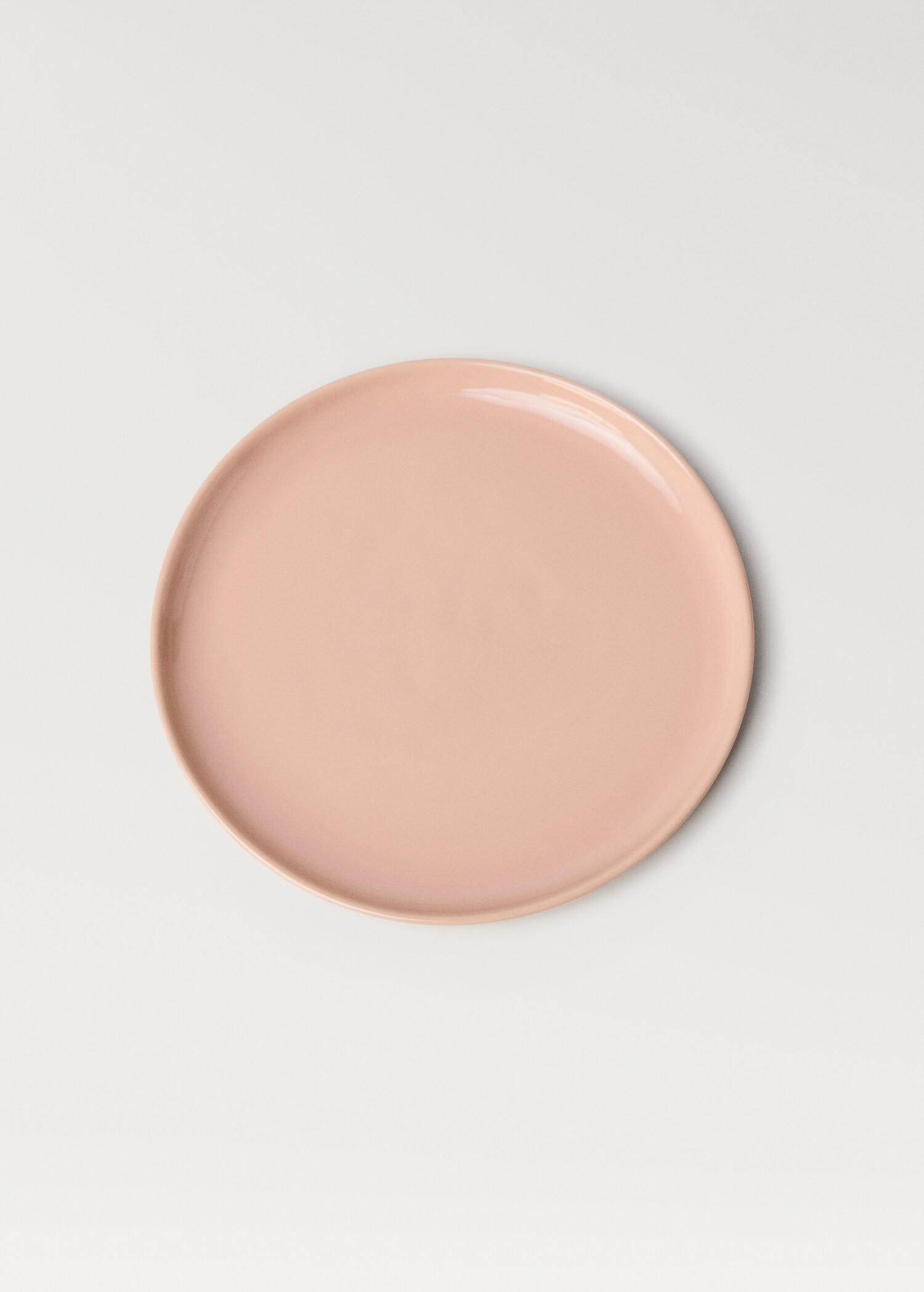 Stoneware dessert plate with plain design - Details of the article 2