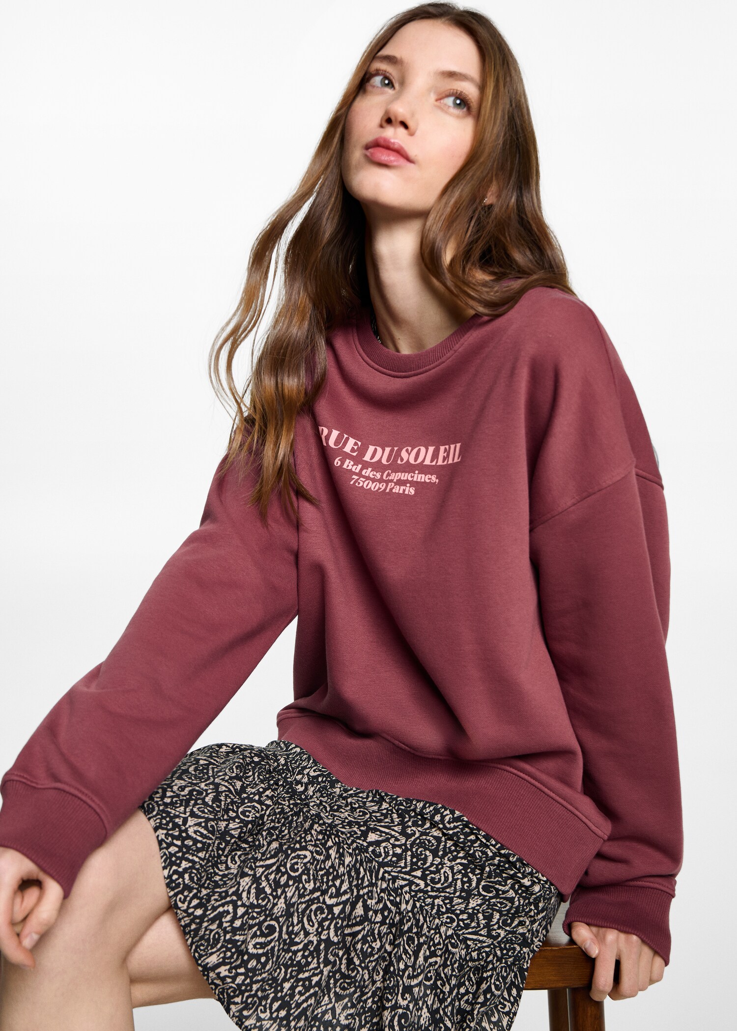 Yazılı sweatshirt - Ürün detayı 2