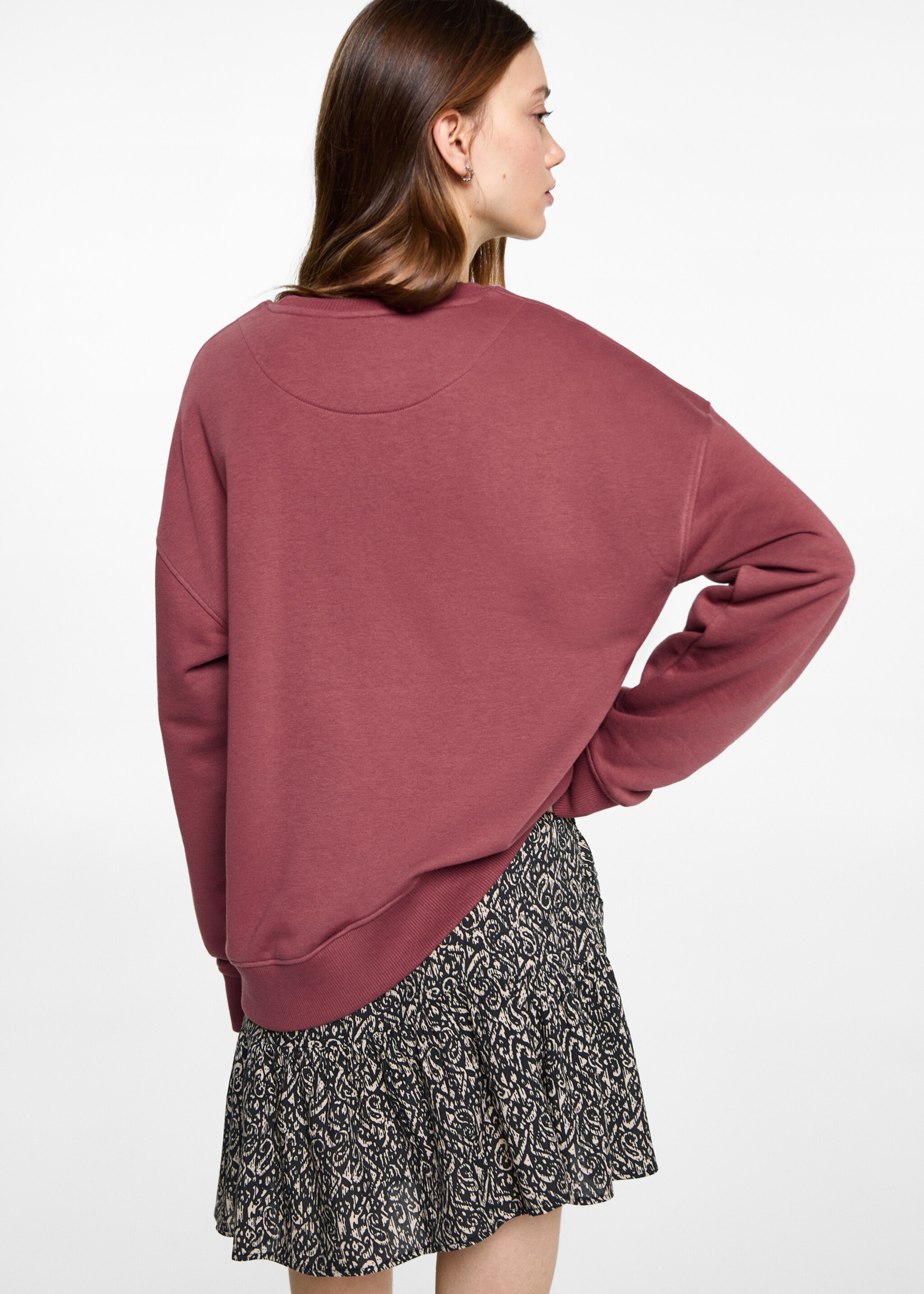 Sudadera mensaje - Reverso del artículo