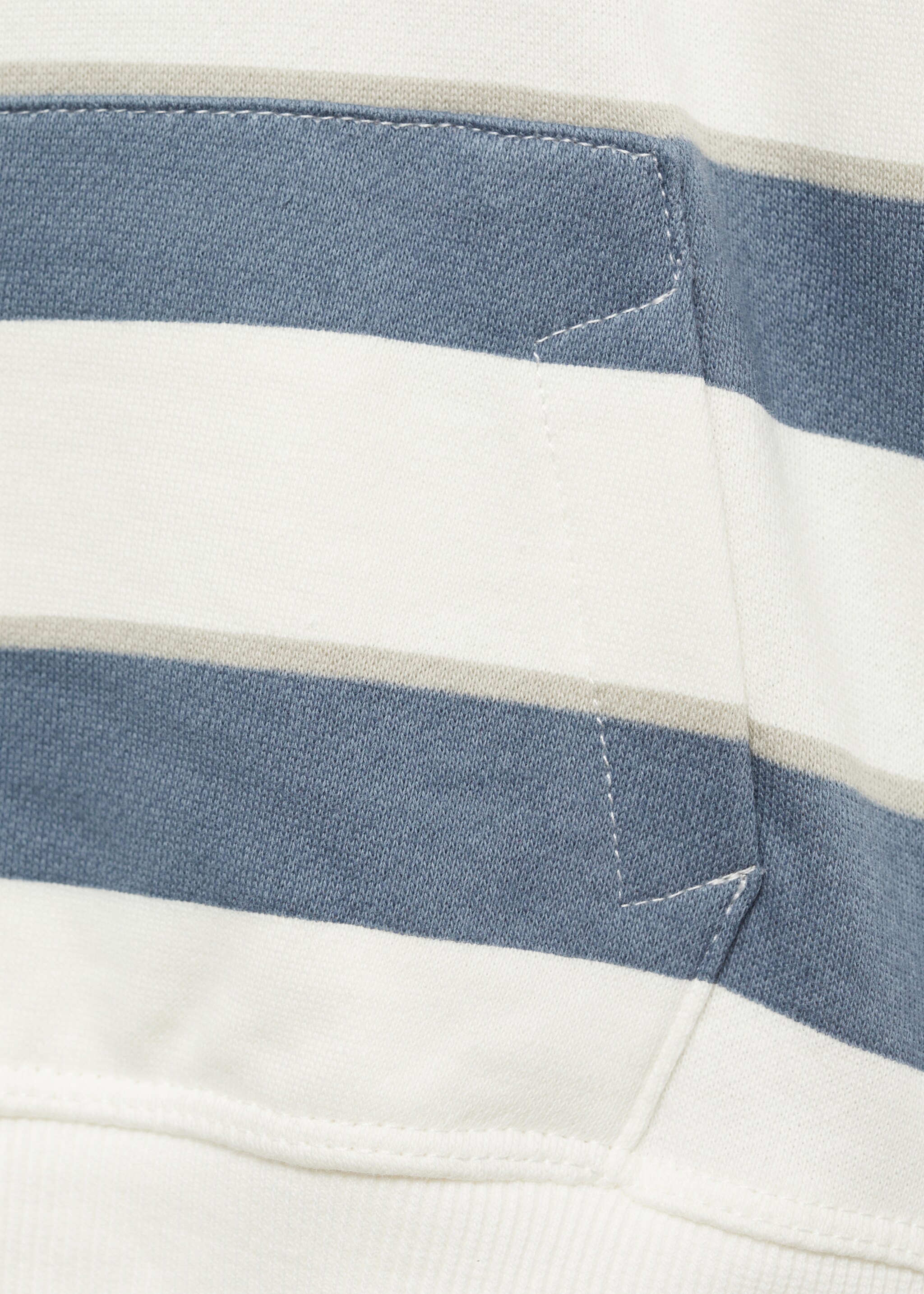 Striped cotton-blend sweatshirt - Details of the article 8