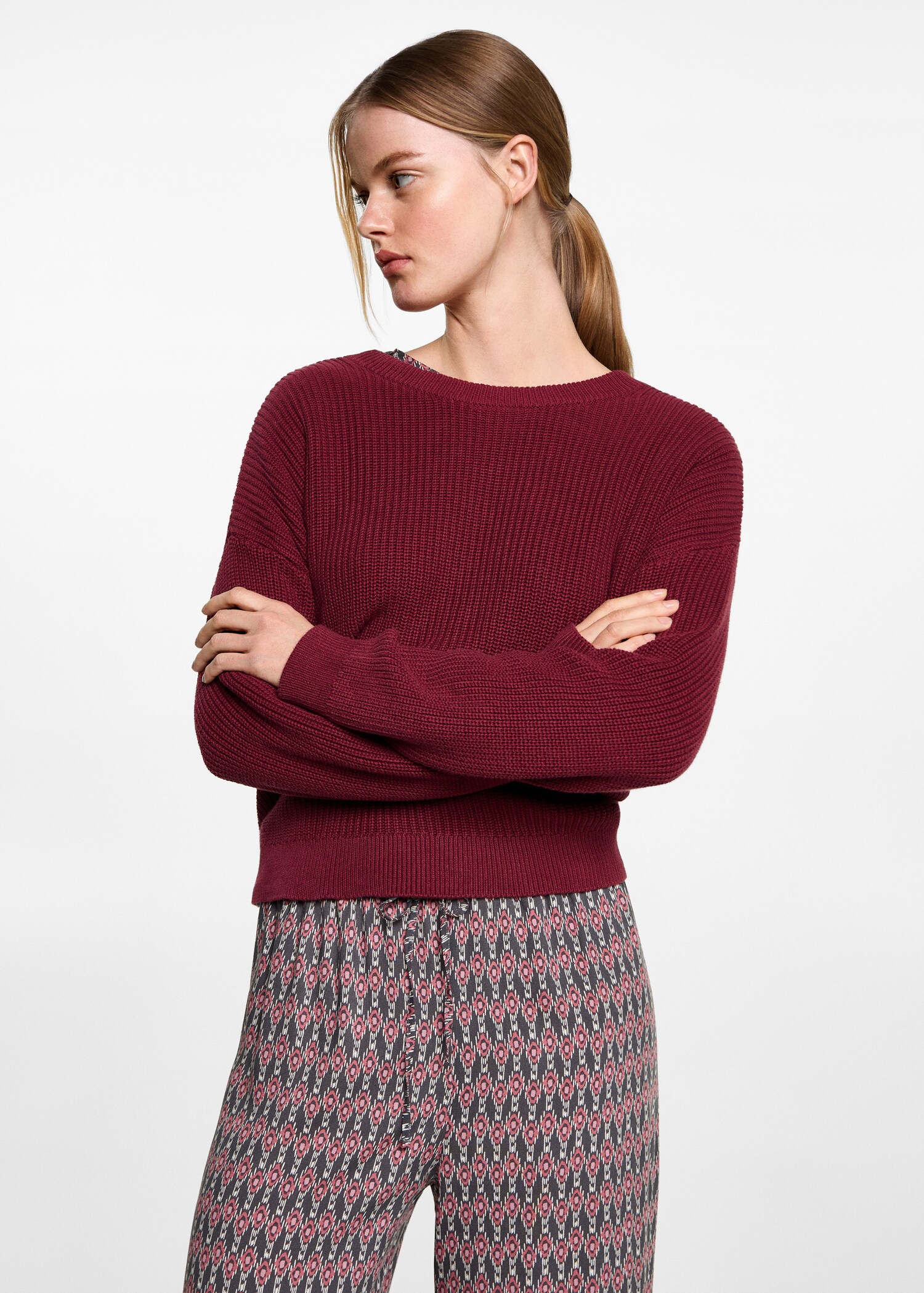 Pantalon fluide imprimé - Détail de l'article 1