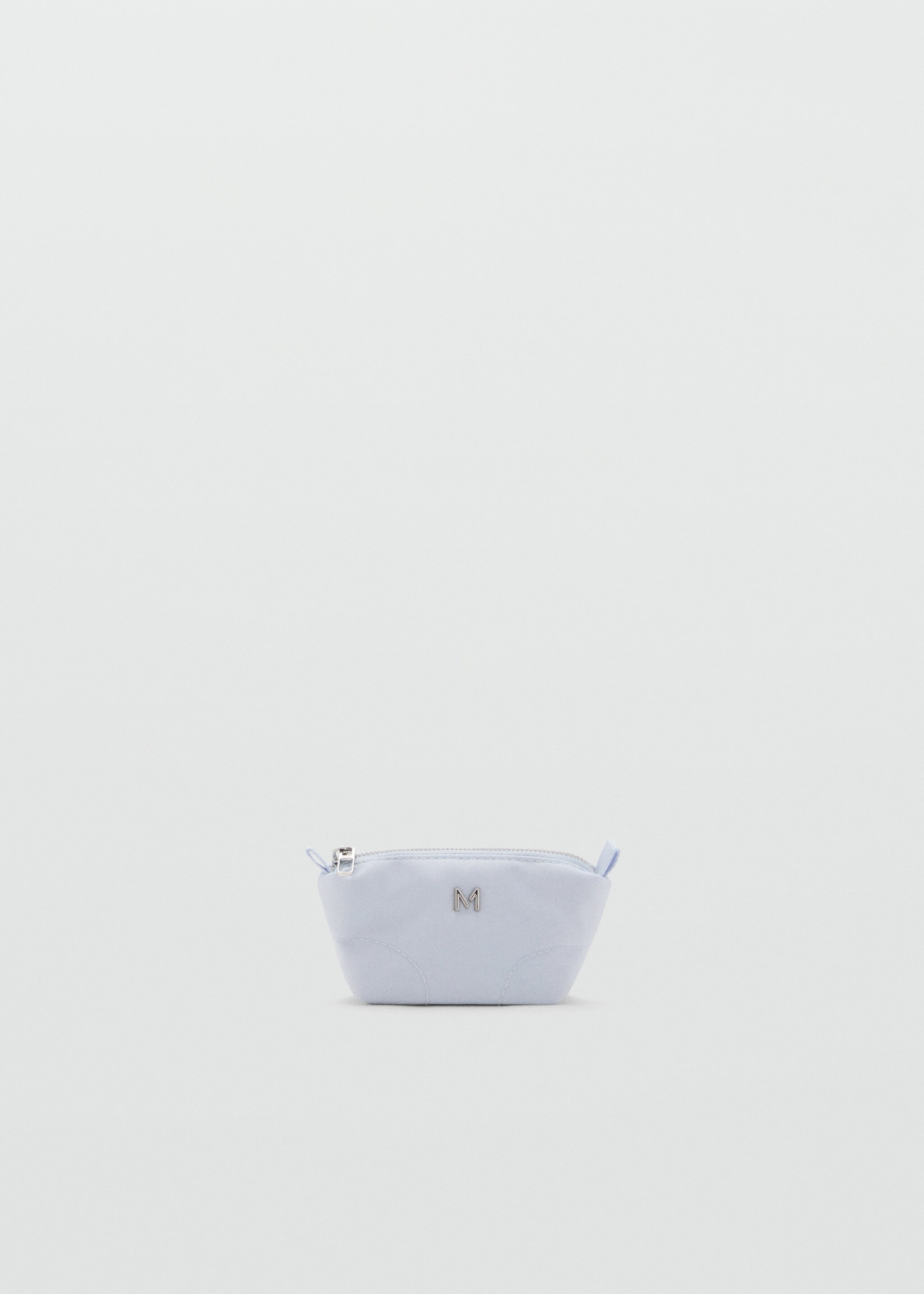 Logo coin purse with zip - Article without model