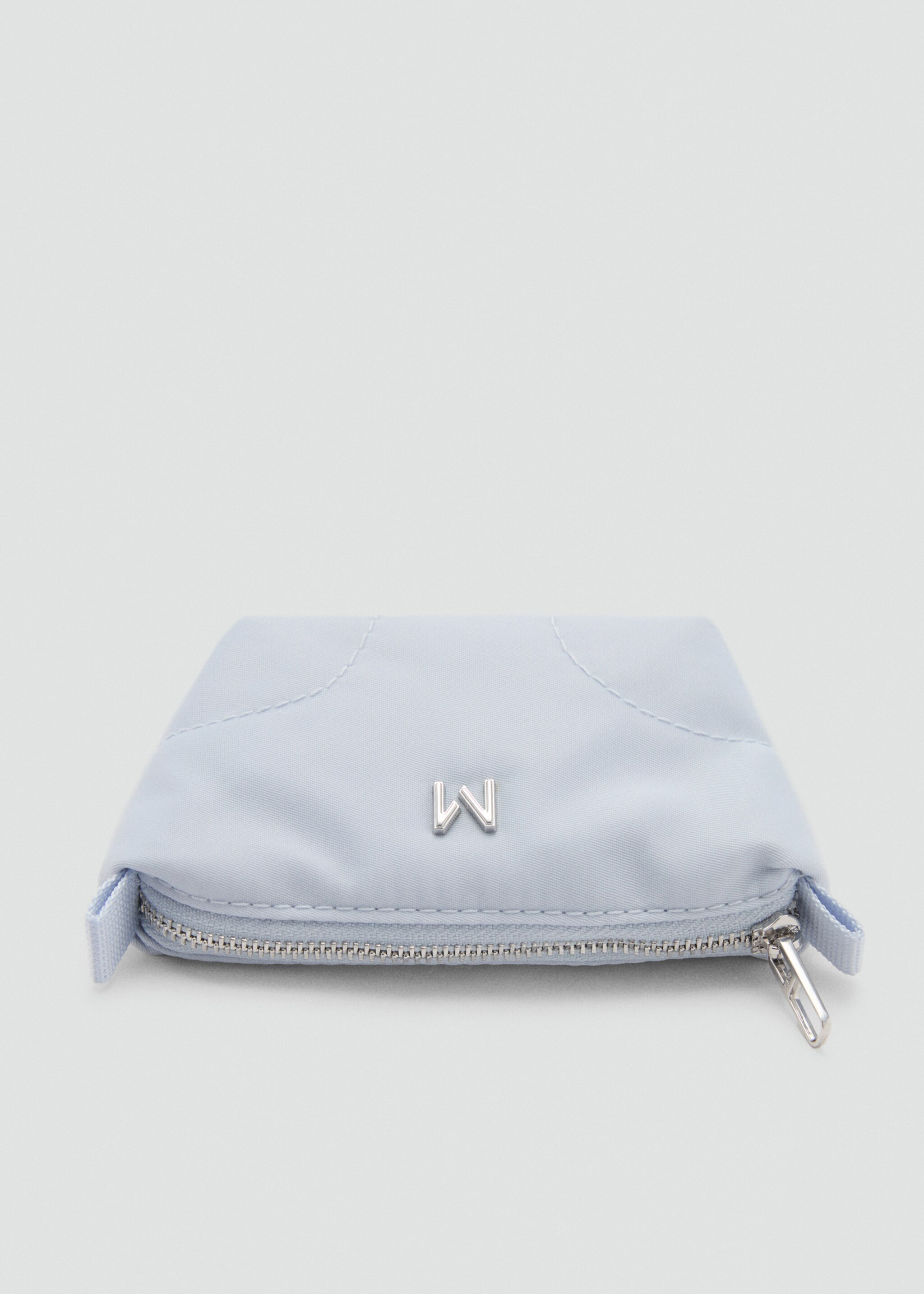 Logo coin purse with zip - Details of the article 1