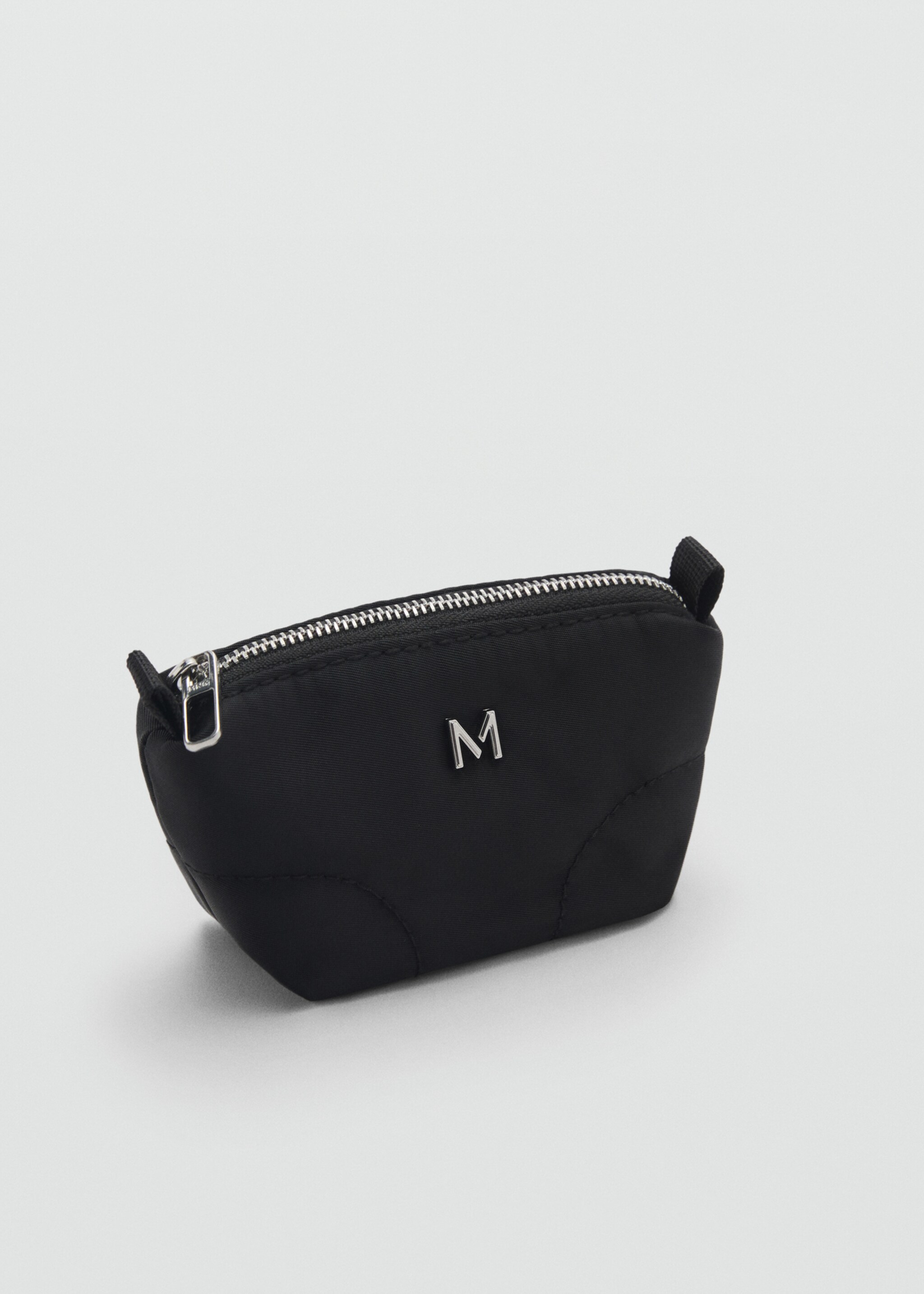 Logo coin purse with zip - Medium plane