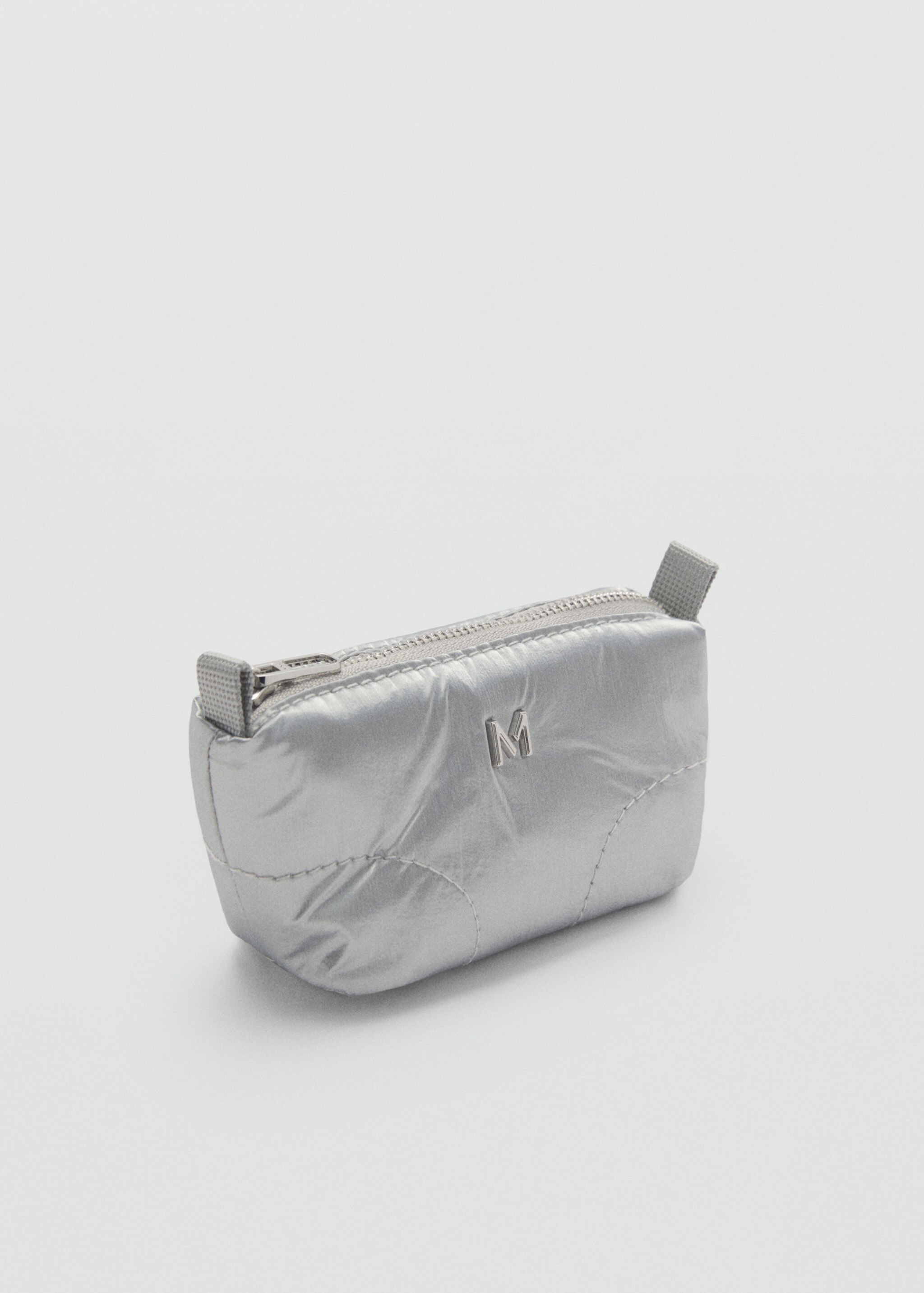 Logo coin purse with zip - Medium plane