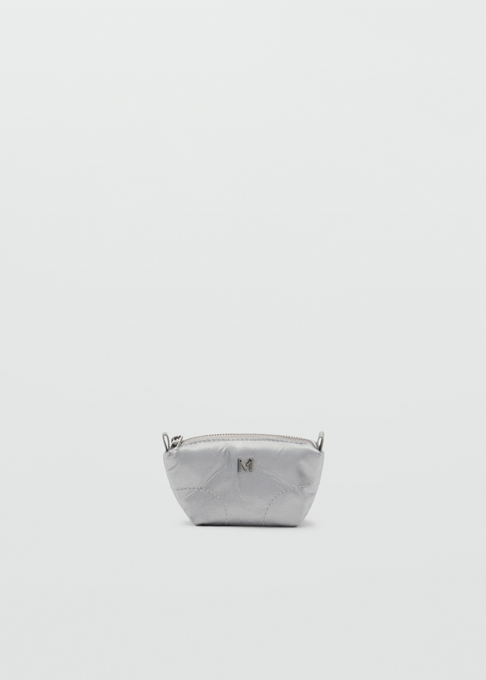 Logo coin purse with zip - Article without model