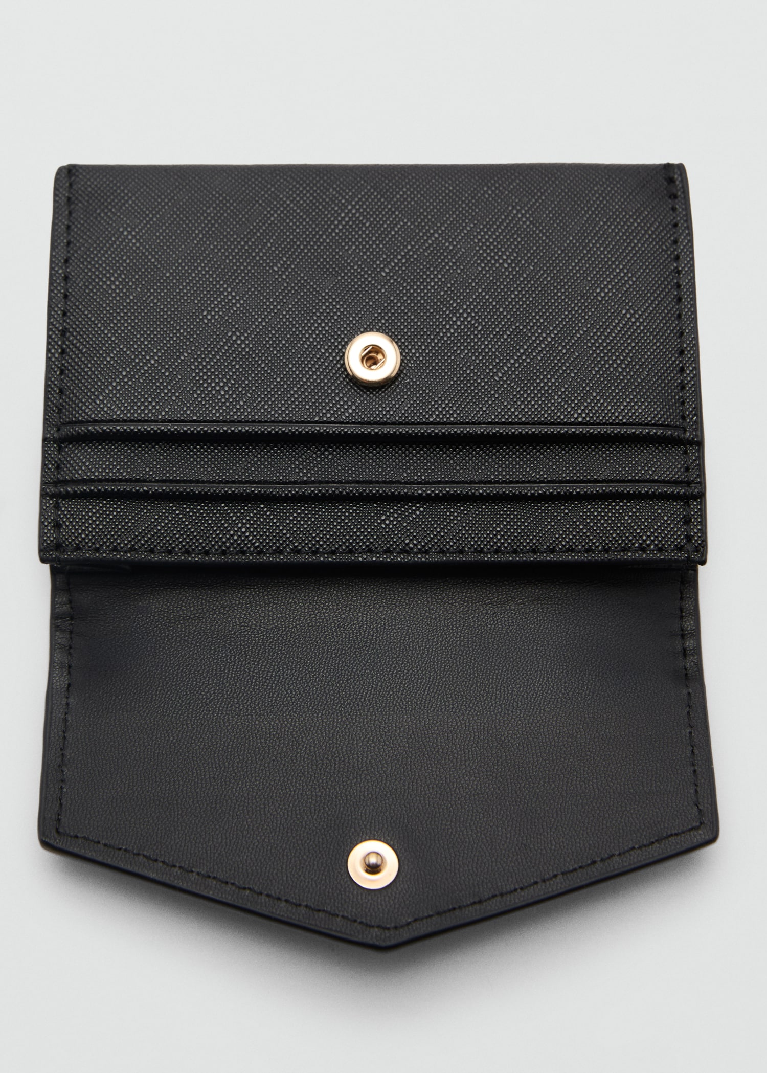 Black Wallet Men's Women's Hexagon Cardholder Wallet Slim