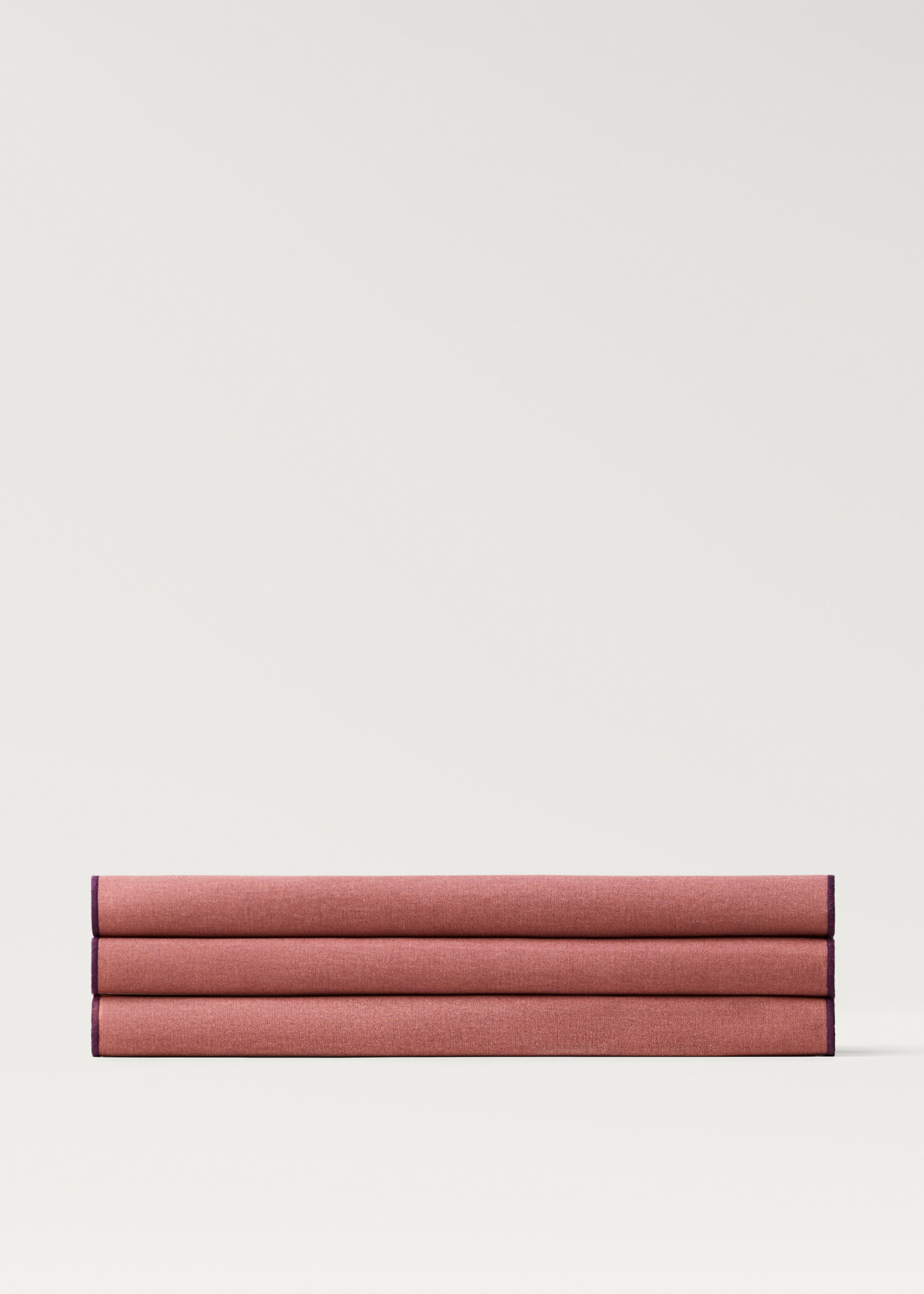 Resin stripe-print cotton table runner - Article without model