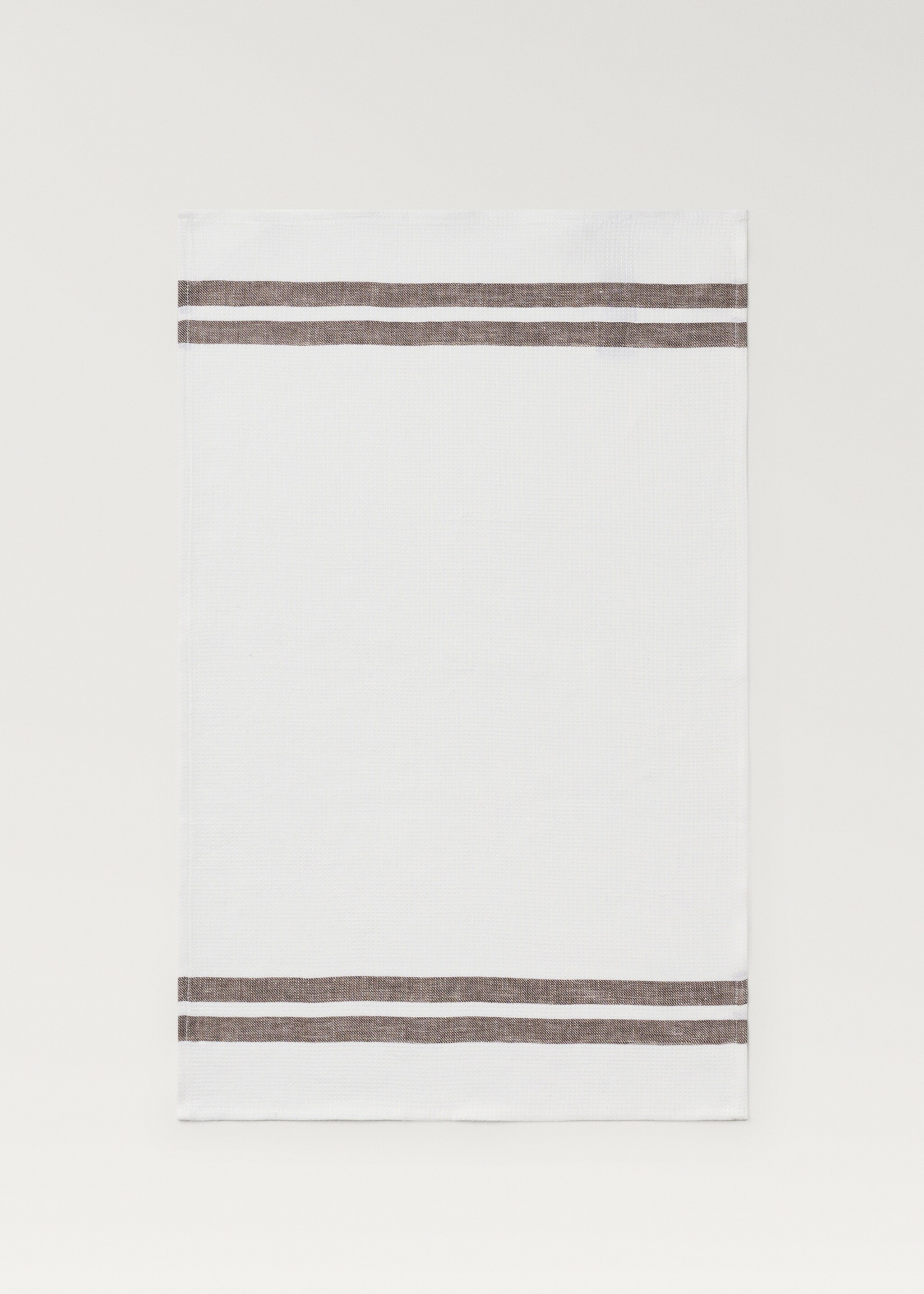 Waffle-linen striped kitchen cloth - Details of the article 1