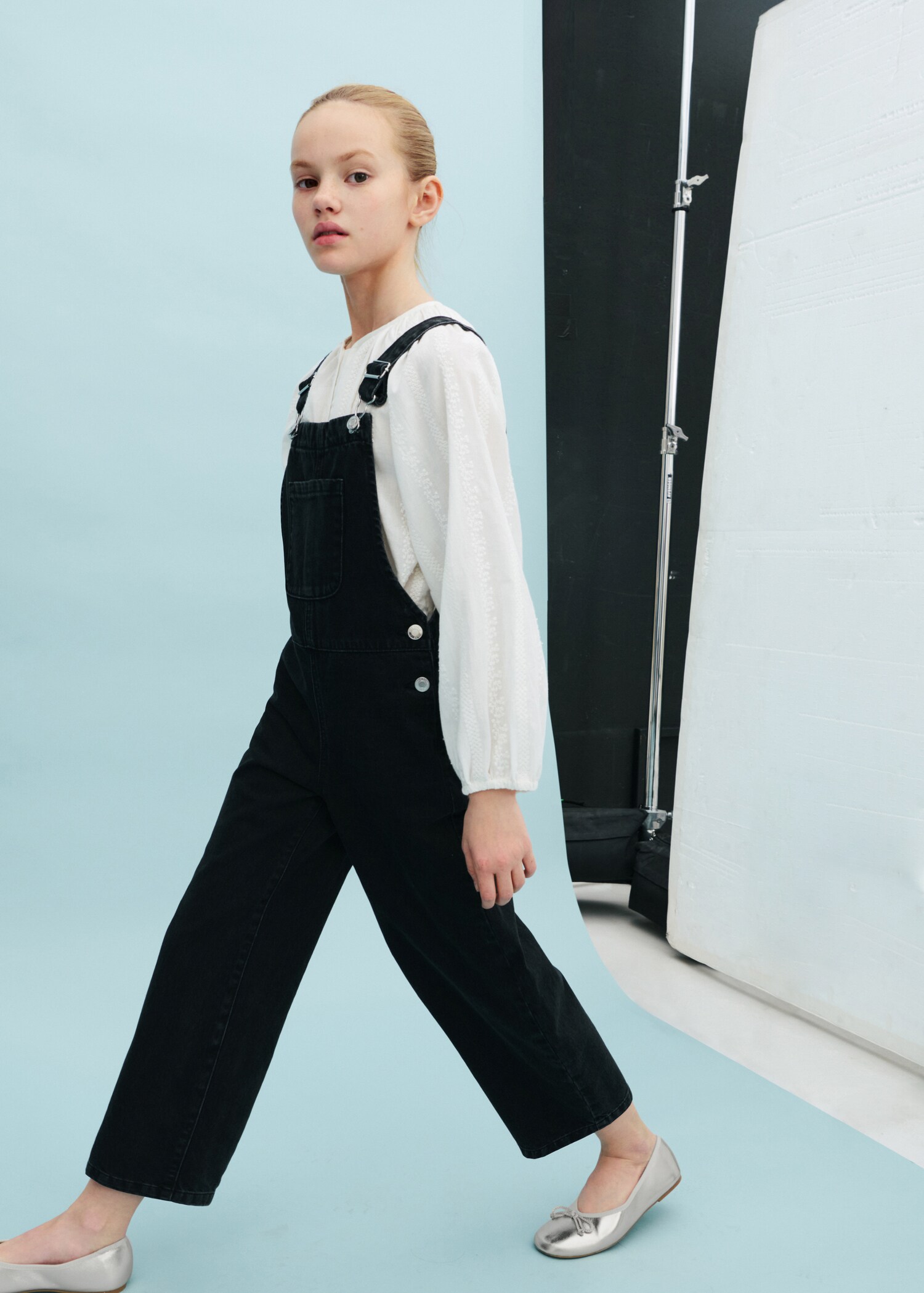 Long denim jumpsuit - Details of the article 6