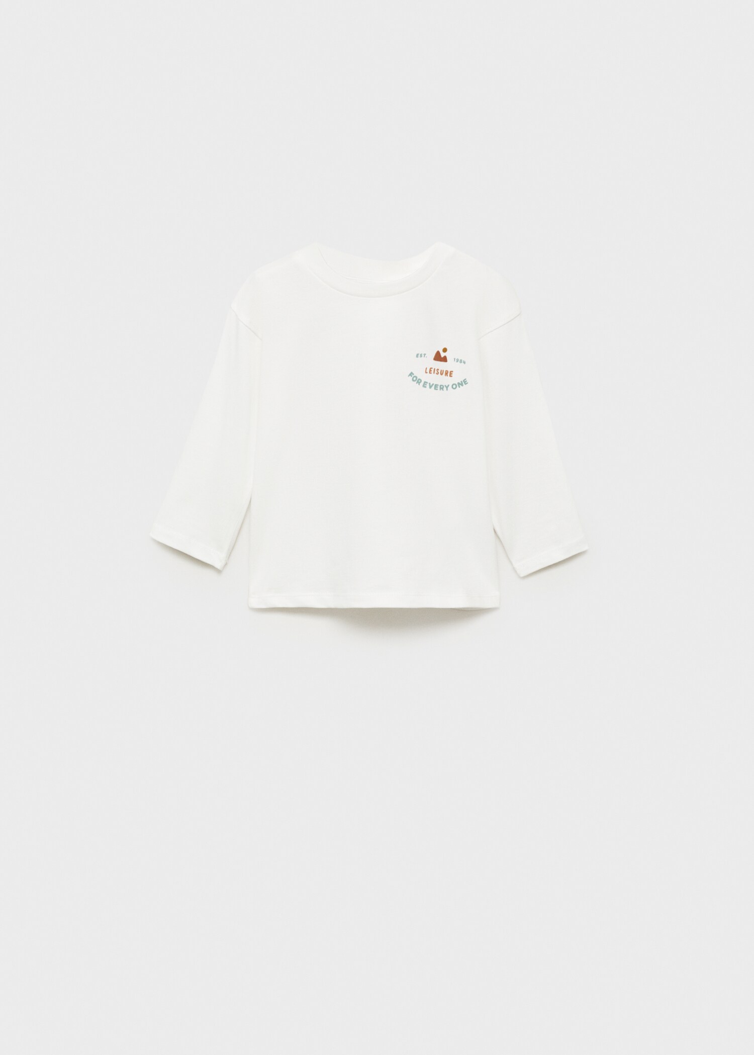 Printed cotton-blend T-shirt - Article without model