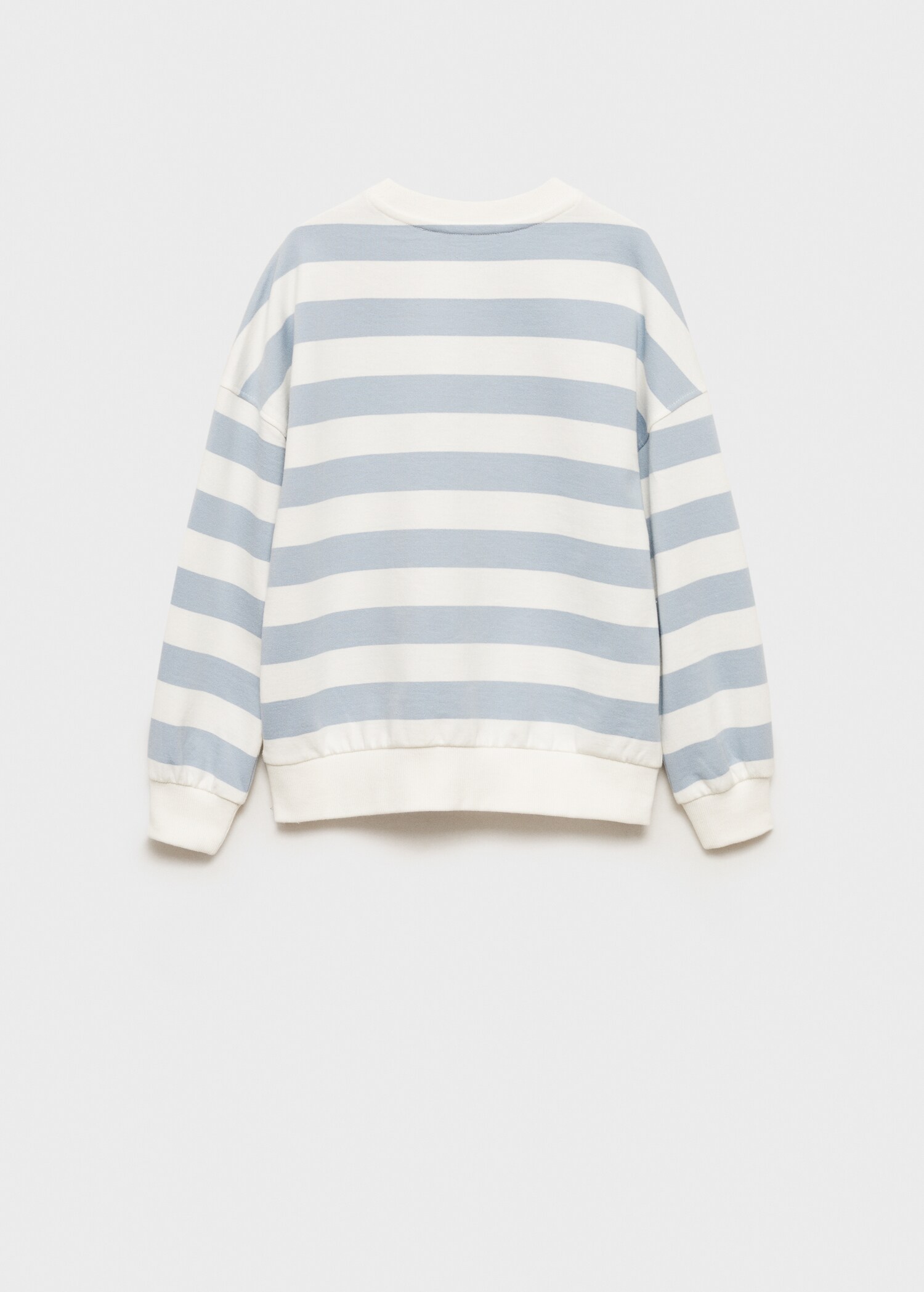 Sudadera algodón rayas - Reverso del artículo