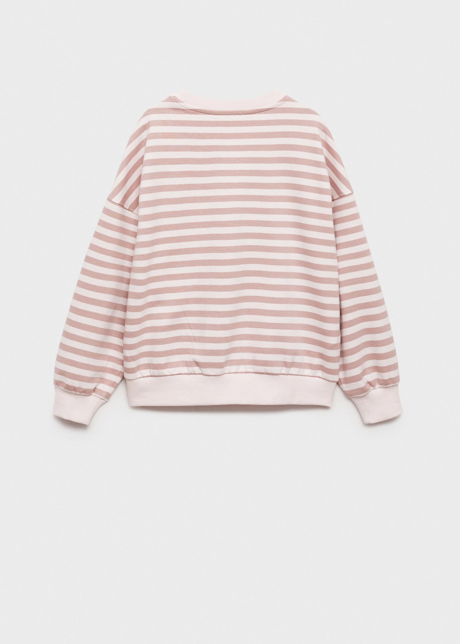 Sudadera algodón rayas - Reverso del artículo