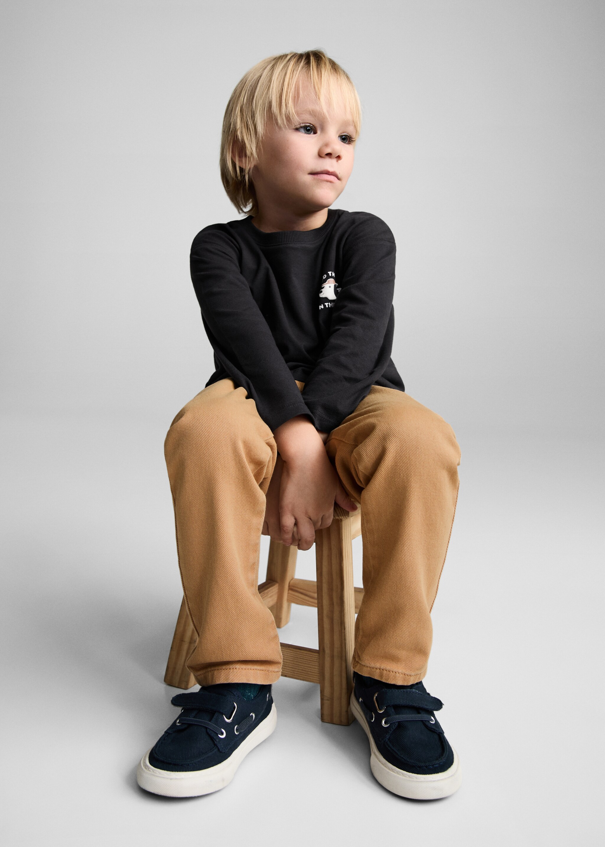 Pantaloni skinny din bumbac - Plan mediu