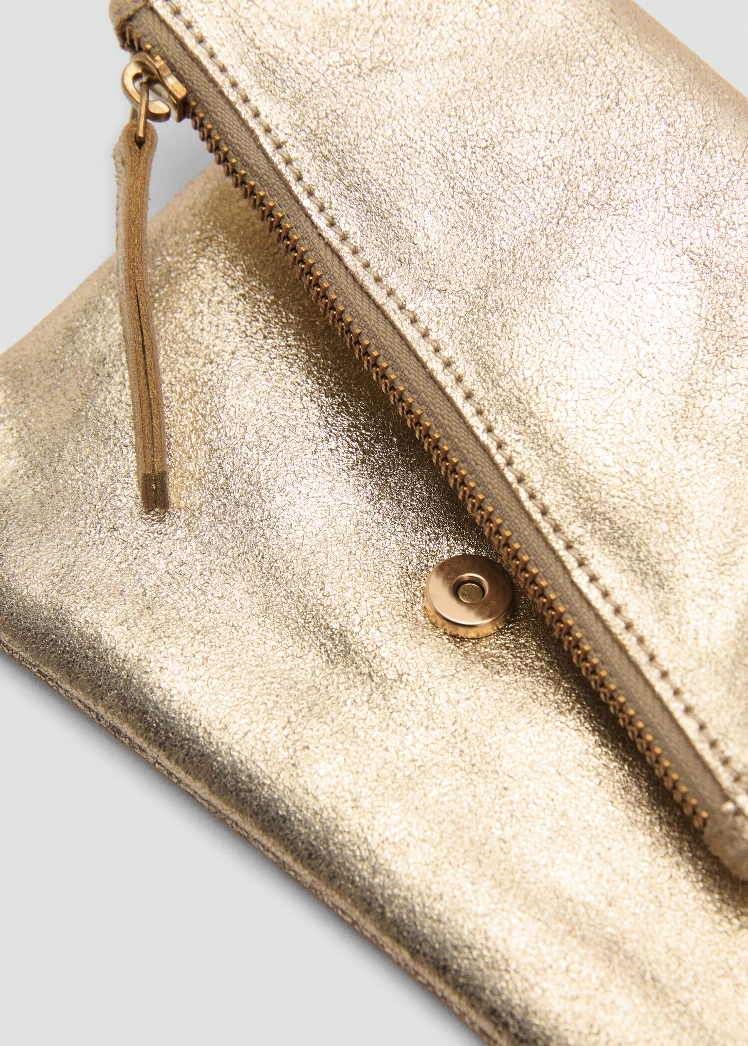 Ledertasche mit Metallic-Effekt - Detail des Artikels 1
