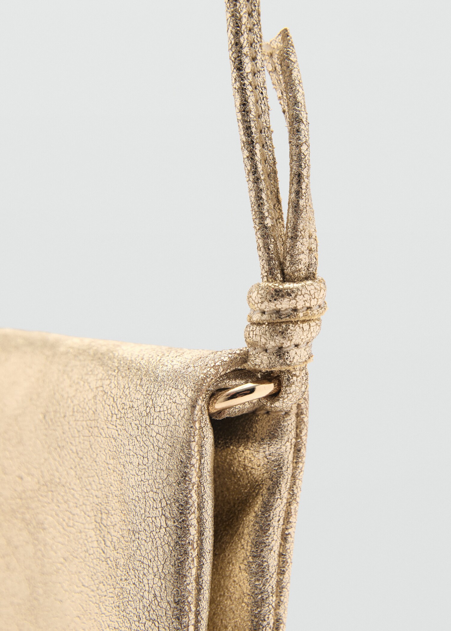 Ledertasche mit Metallic-Effekt - Detail des Artikels 2