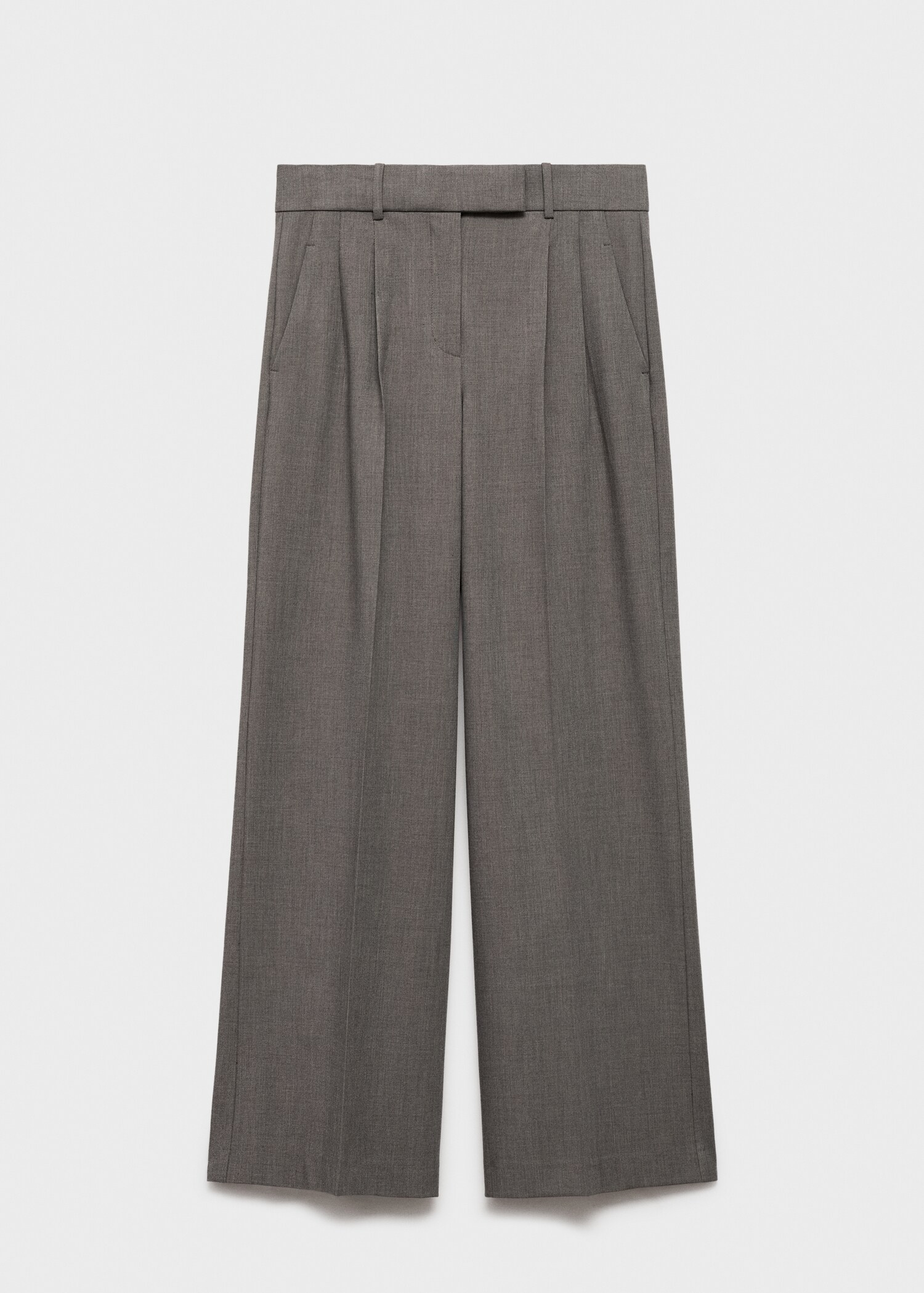 Wideleg kumaş pantolon - Modelsiz ürün
