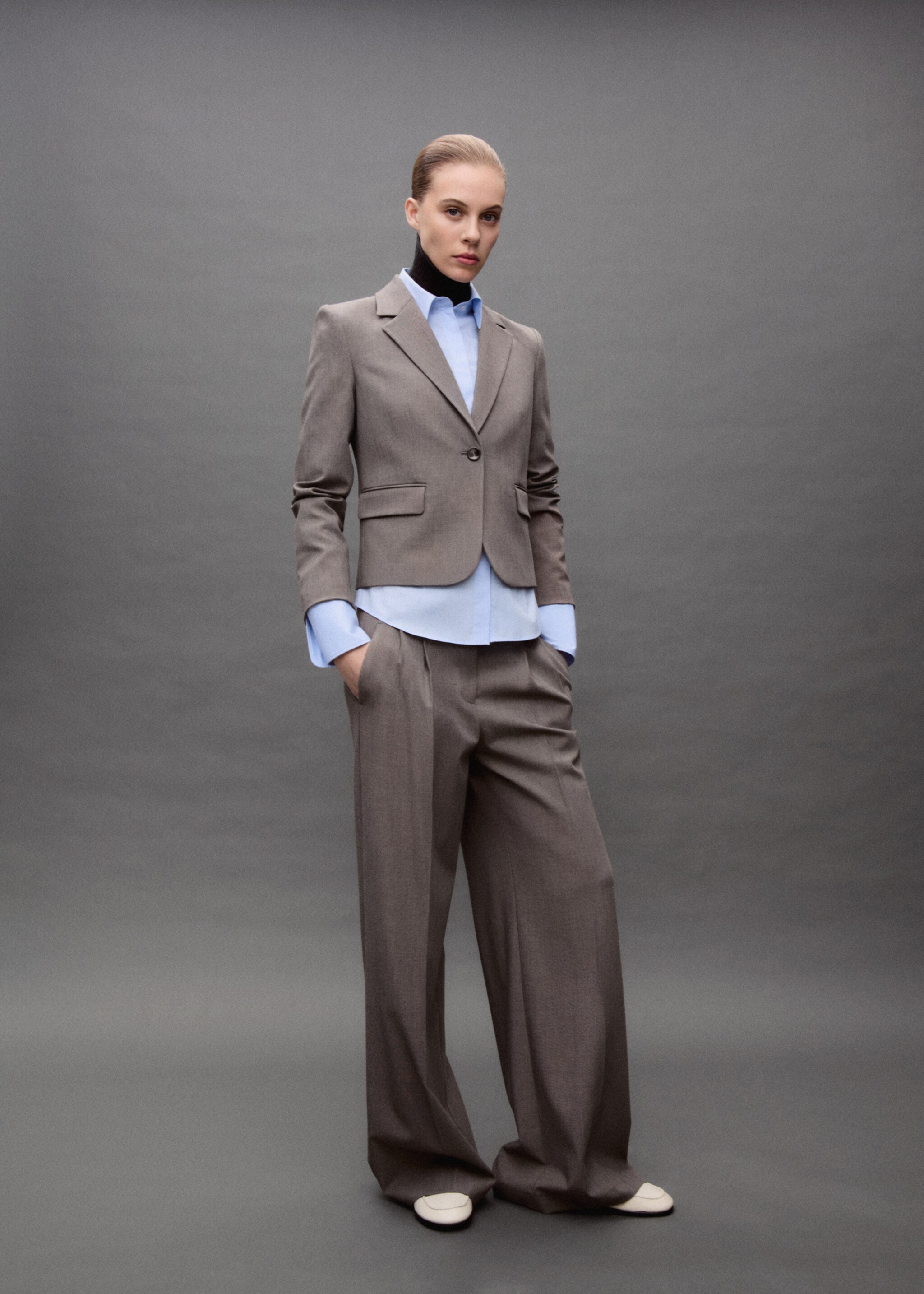Wide-leg suit trousers - Details of the article 6