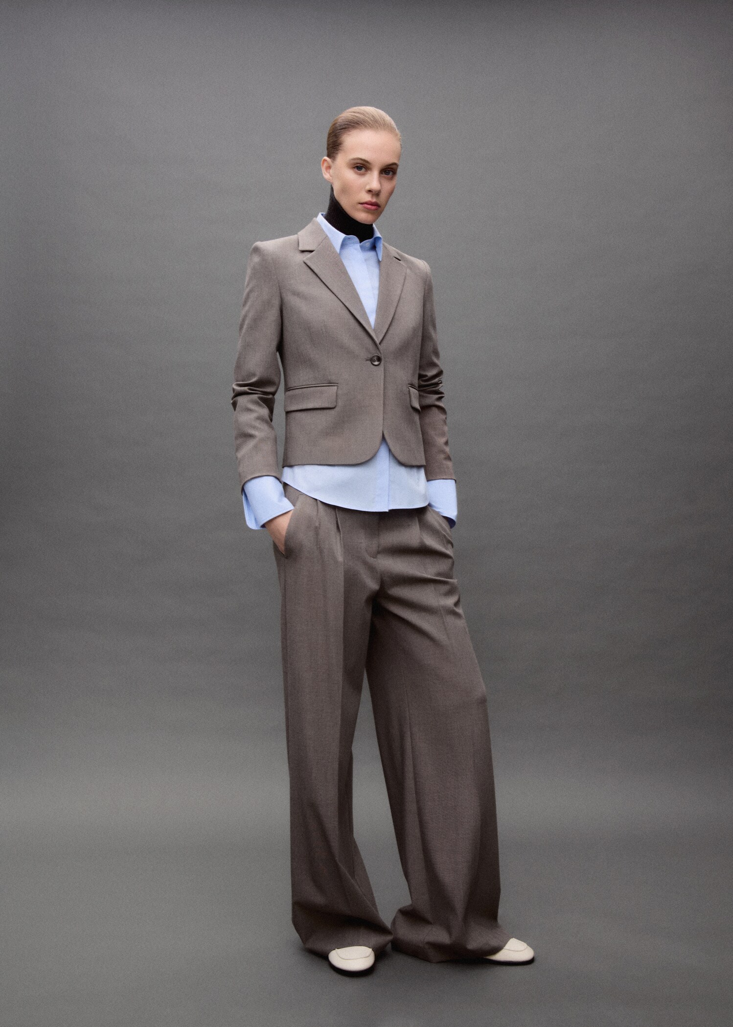 Wideleg kumaş pantolon - Ürün detayı 6