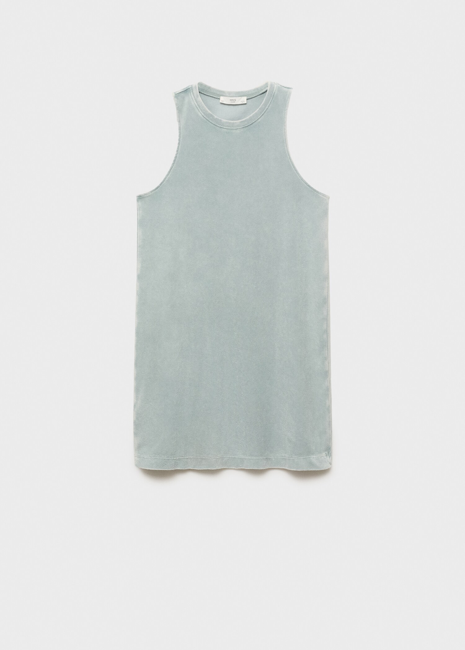 Overdyed terry cotton nightgown - Article without model