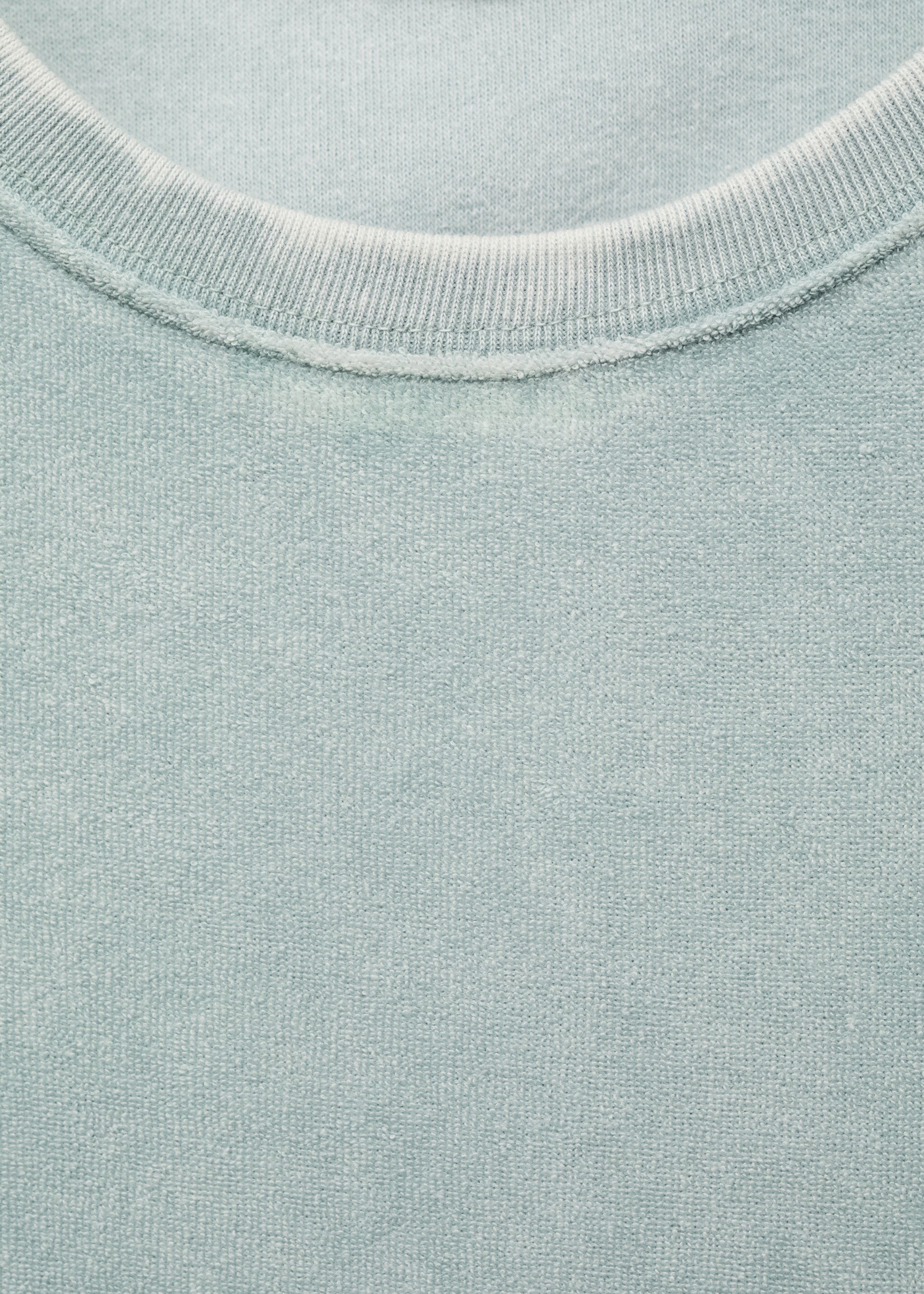 Overdyed terry cotton nightgown - Details of the article 8