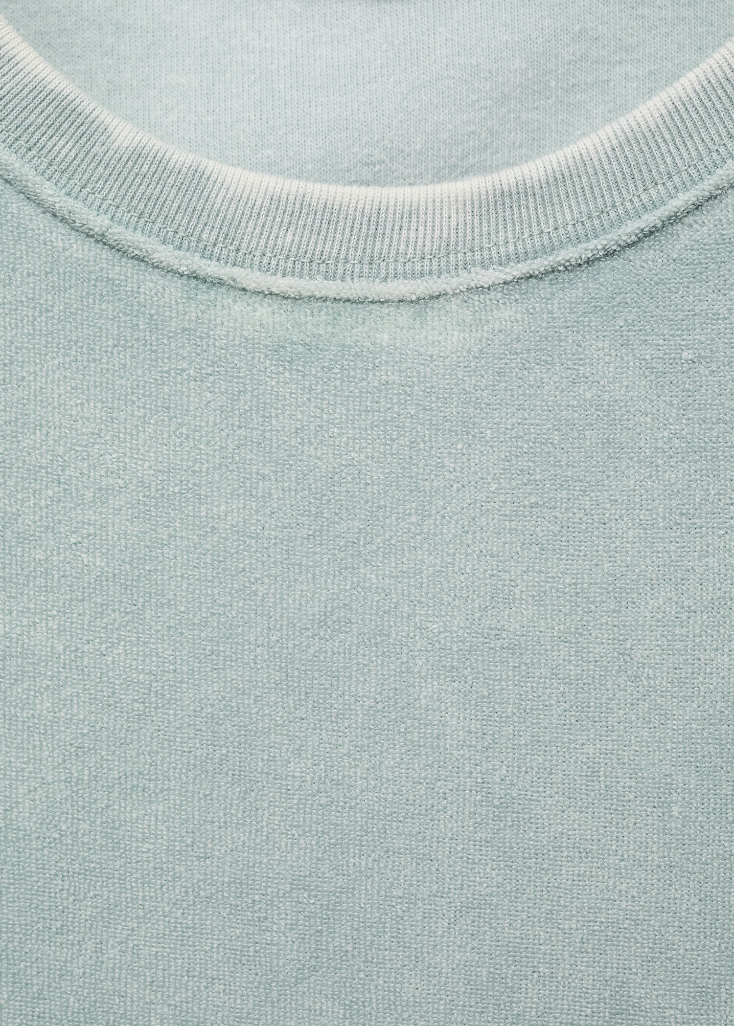 Overdyed terry cotton nightgown - Details of the article 8