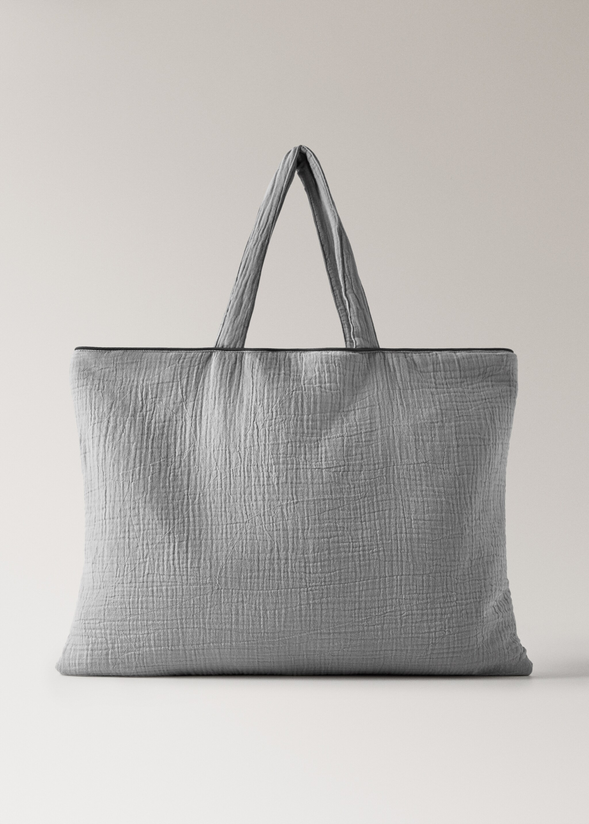 Wickeltasche aus Baumwoll-Musselin - Artikel ohne Model