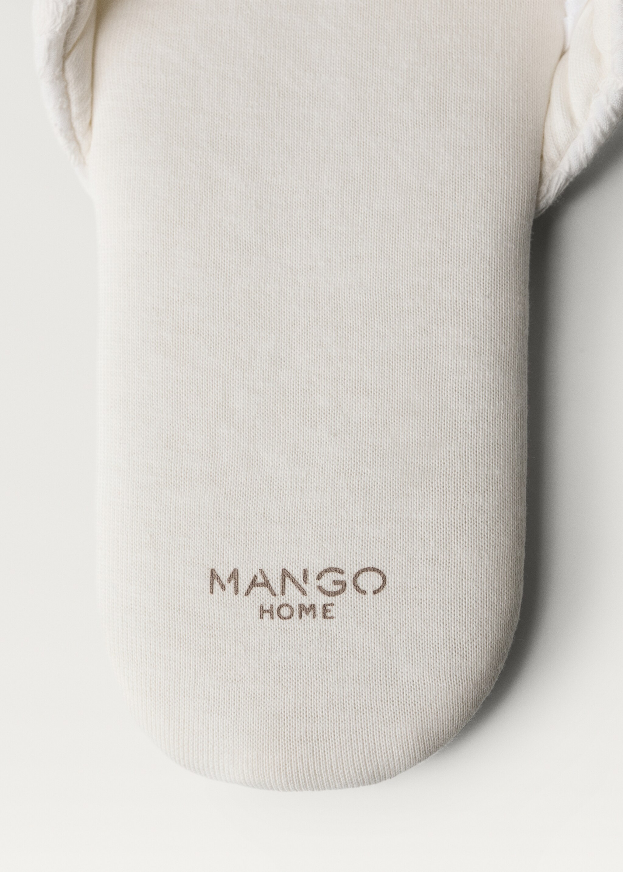 Embroidered cotton slippers - Details of the article 1