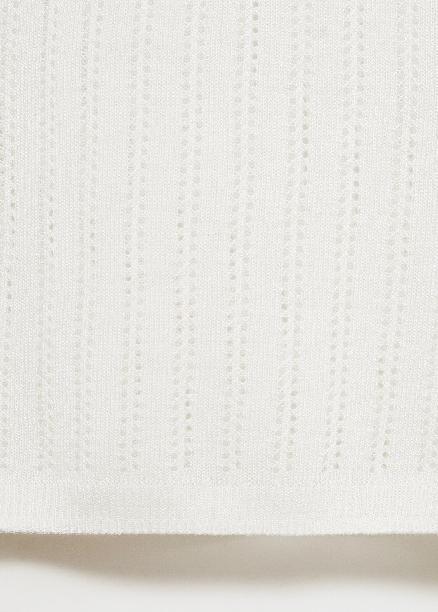 Pajama top with pointelle detail - Details of the article 0