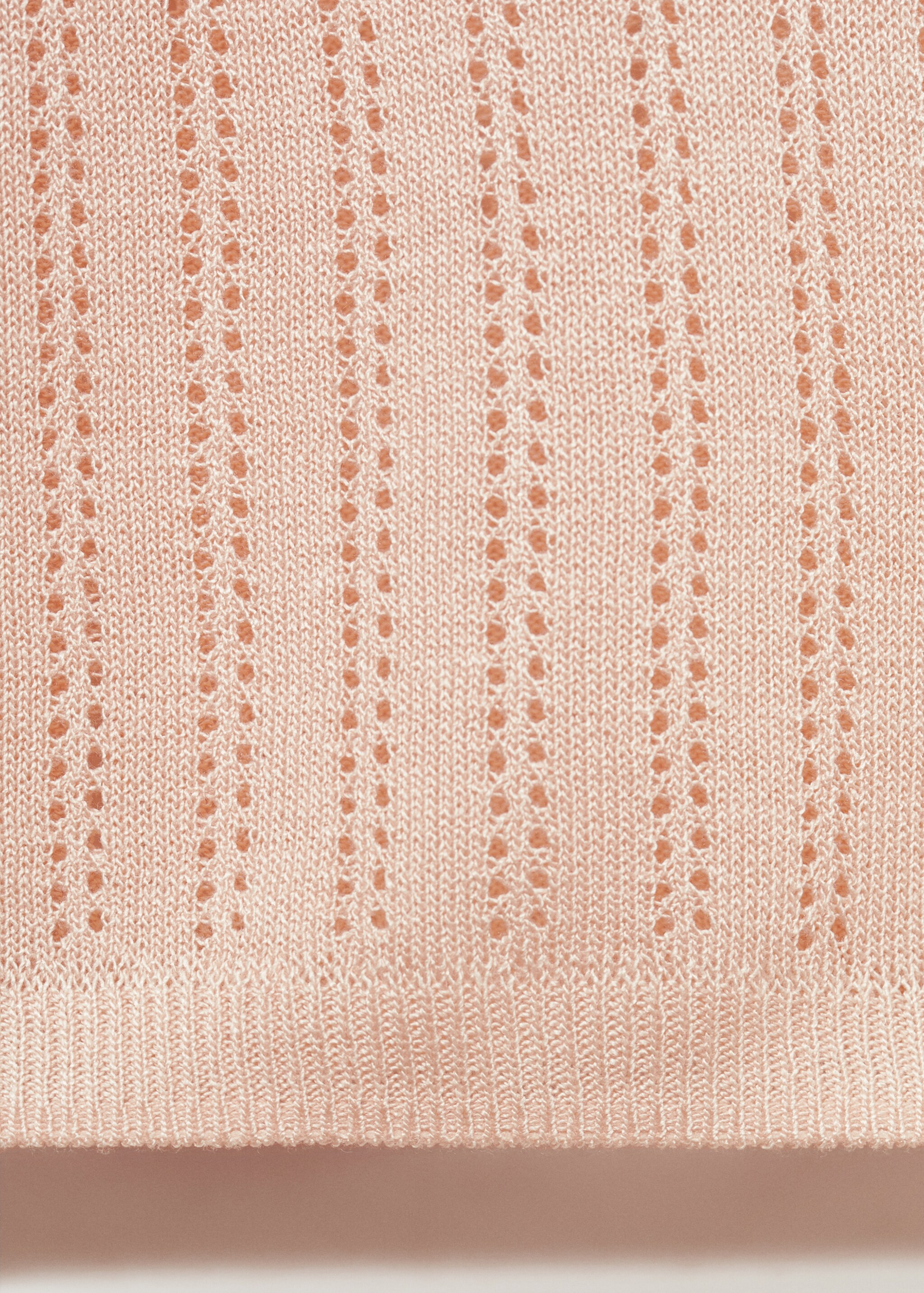 Pyjama top with pointelle detail - Details of the article 0