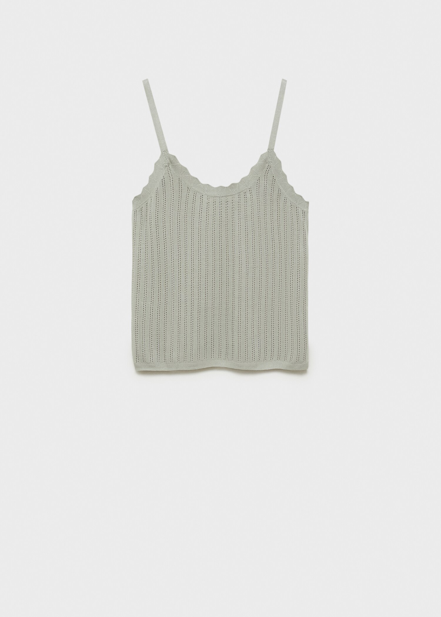 Pajama top with pointelle detail - Article without model