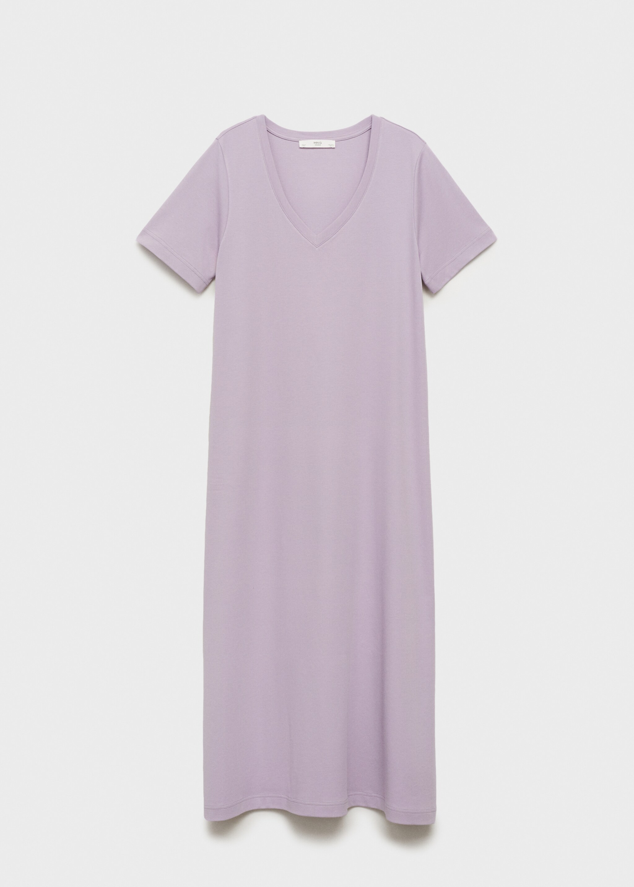 Plain cotton nightgown - Article without model