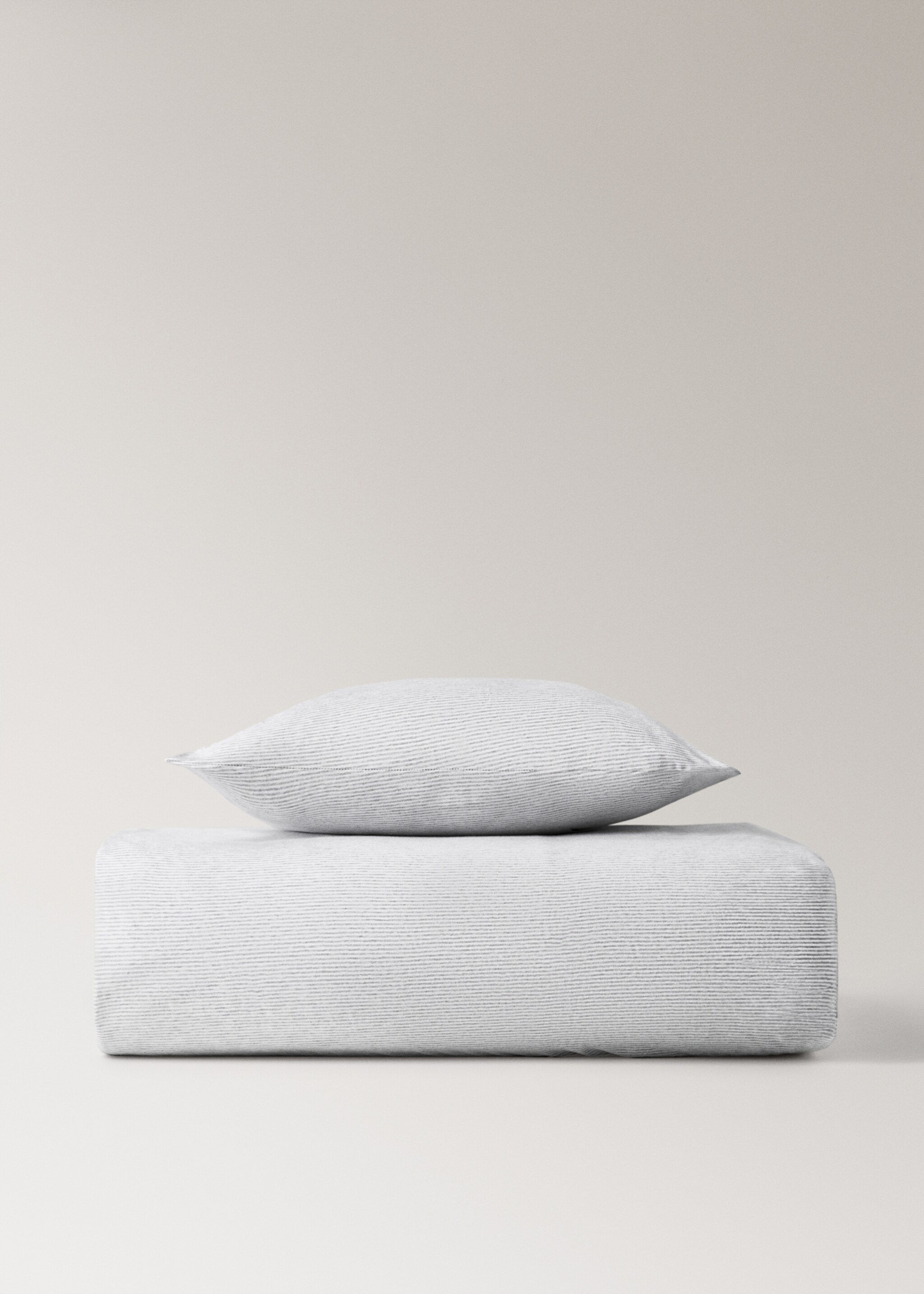 Housse de couette berceau coton rayures - Article sans modèle