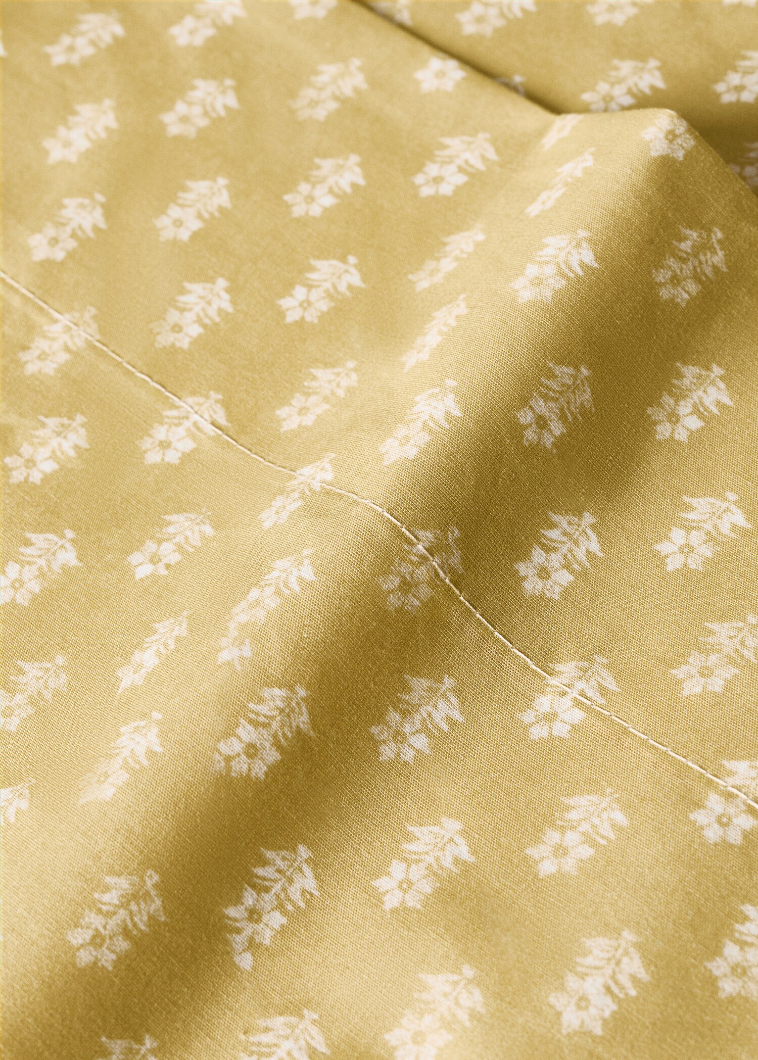 Drap plat enfant percale de coton petite fleur lit 90 cm - Détail de l'article 1