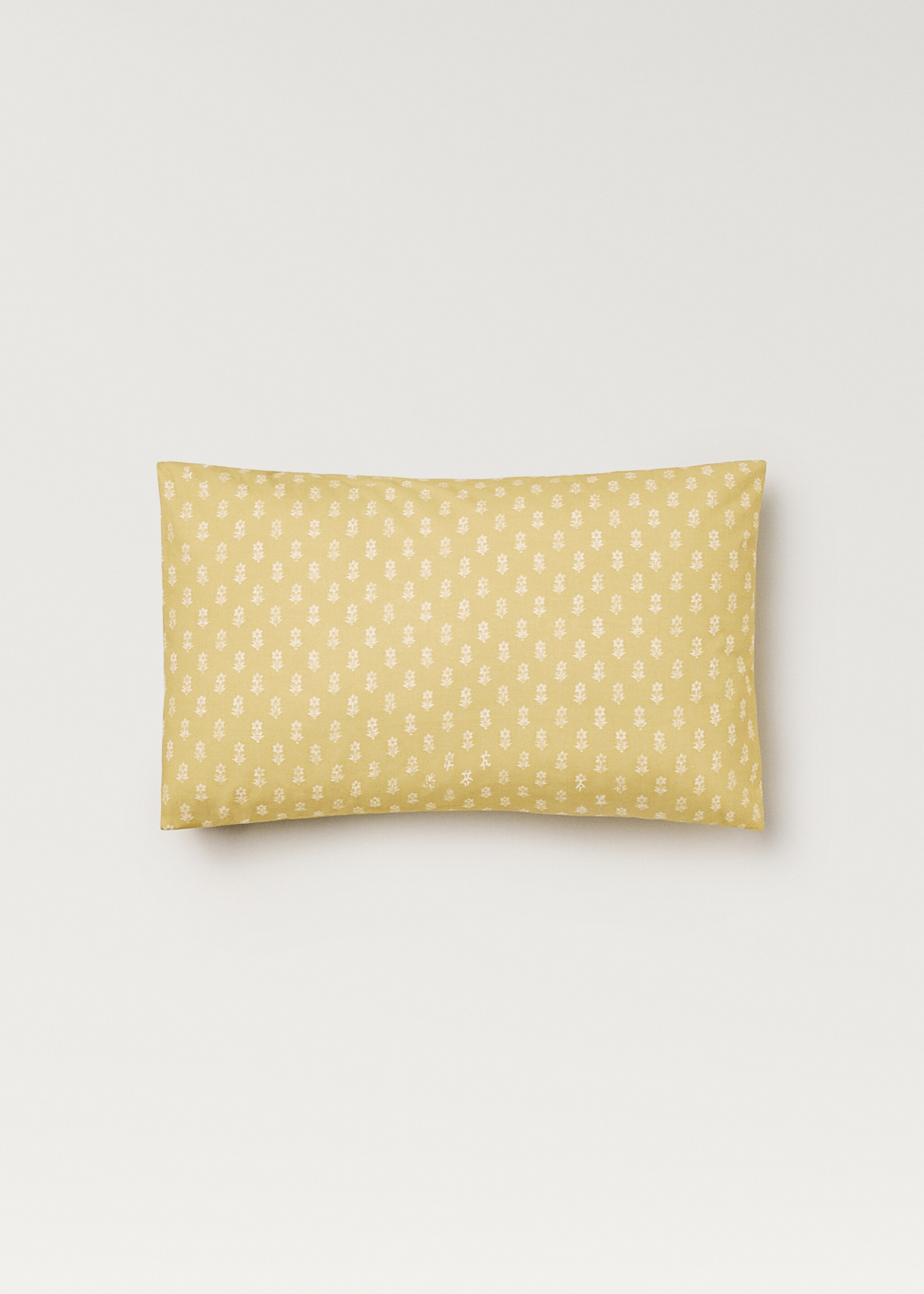 Children’s cotton percale pillowcase with small flowers 30x50 cm - Article without model