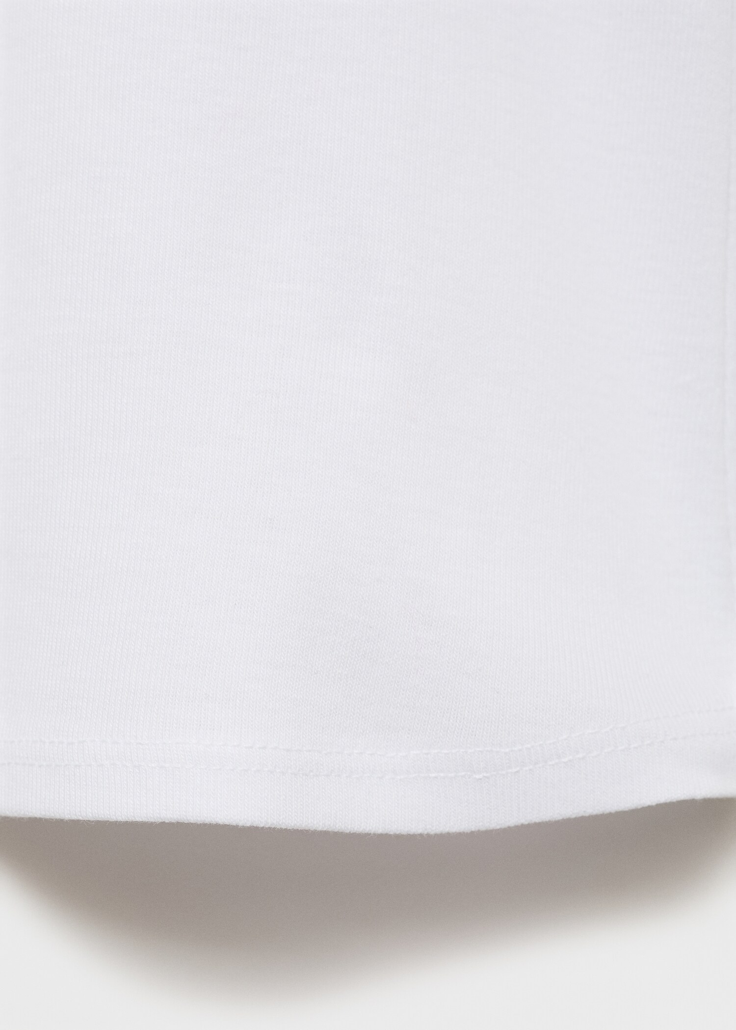 Fitted cotton t-shirt - Details of the article 0