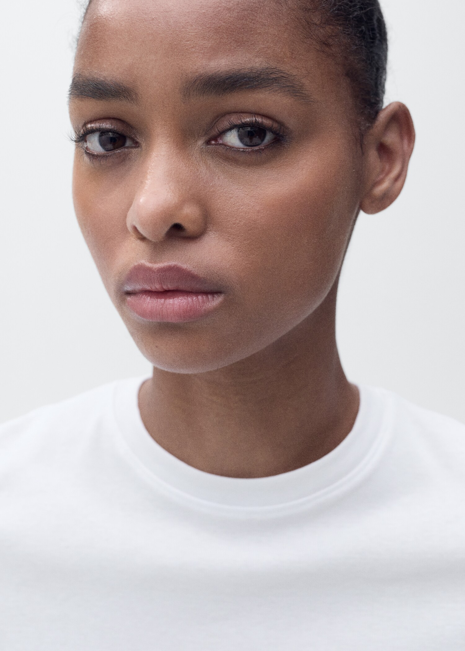 Fitted cotton t-shirt - Details of the article 6