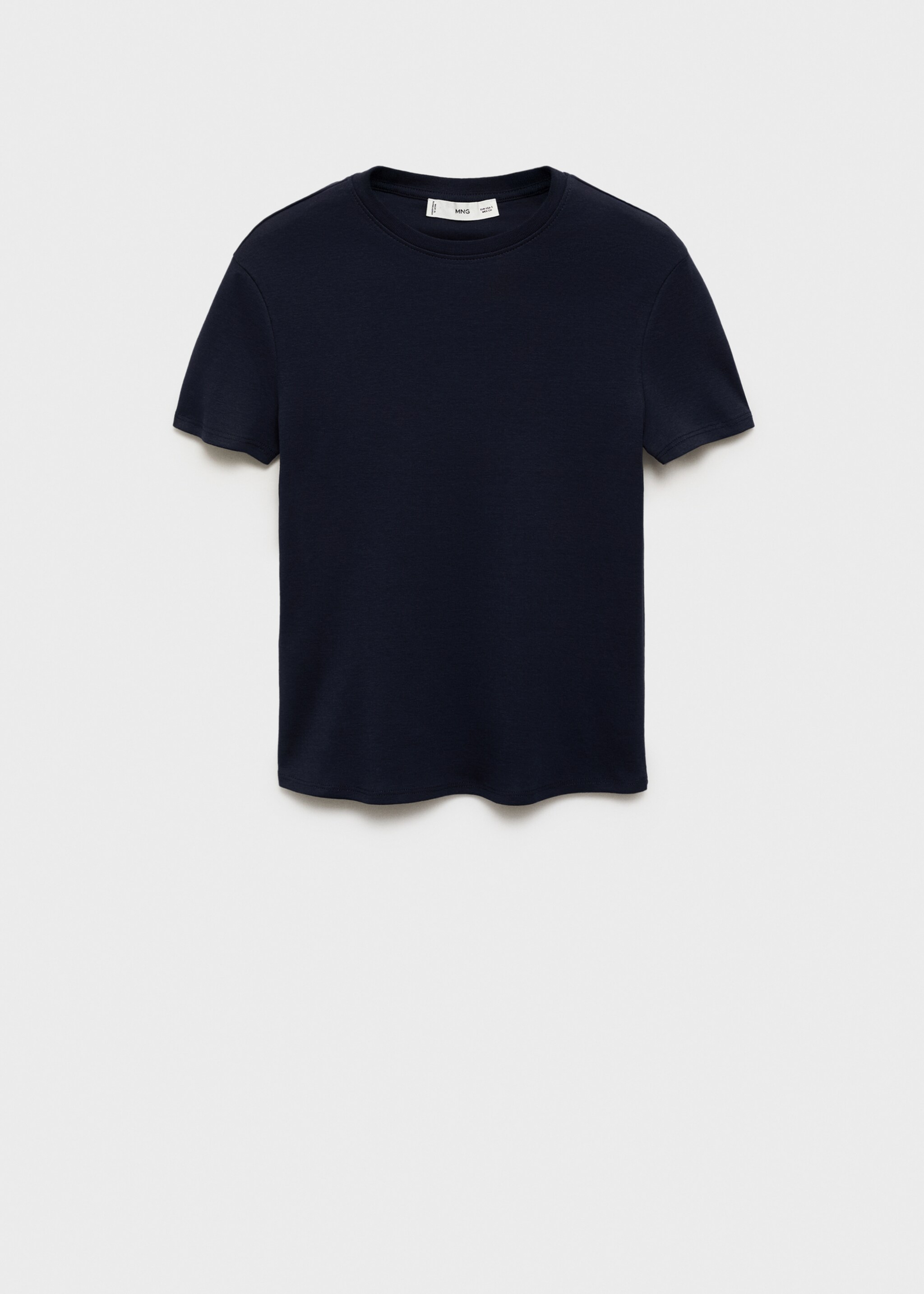 Fitted cotton t-shirt - Article without model