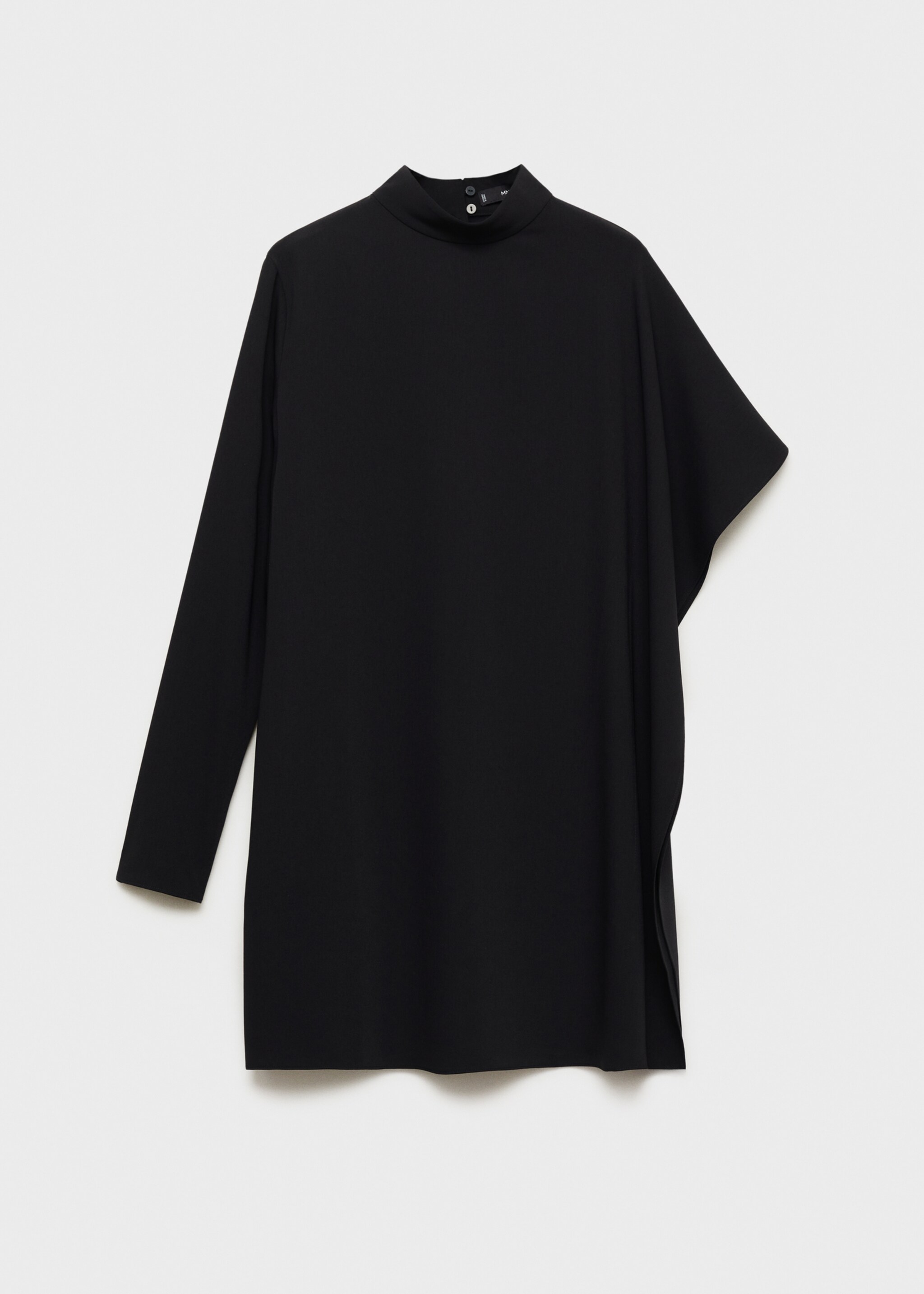 Short asymmetrical sleeve dress - Article without model