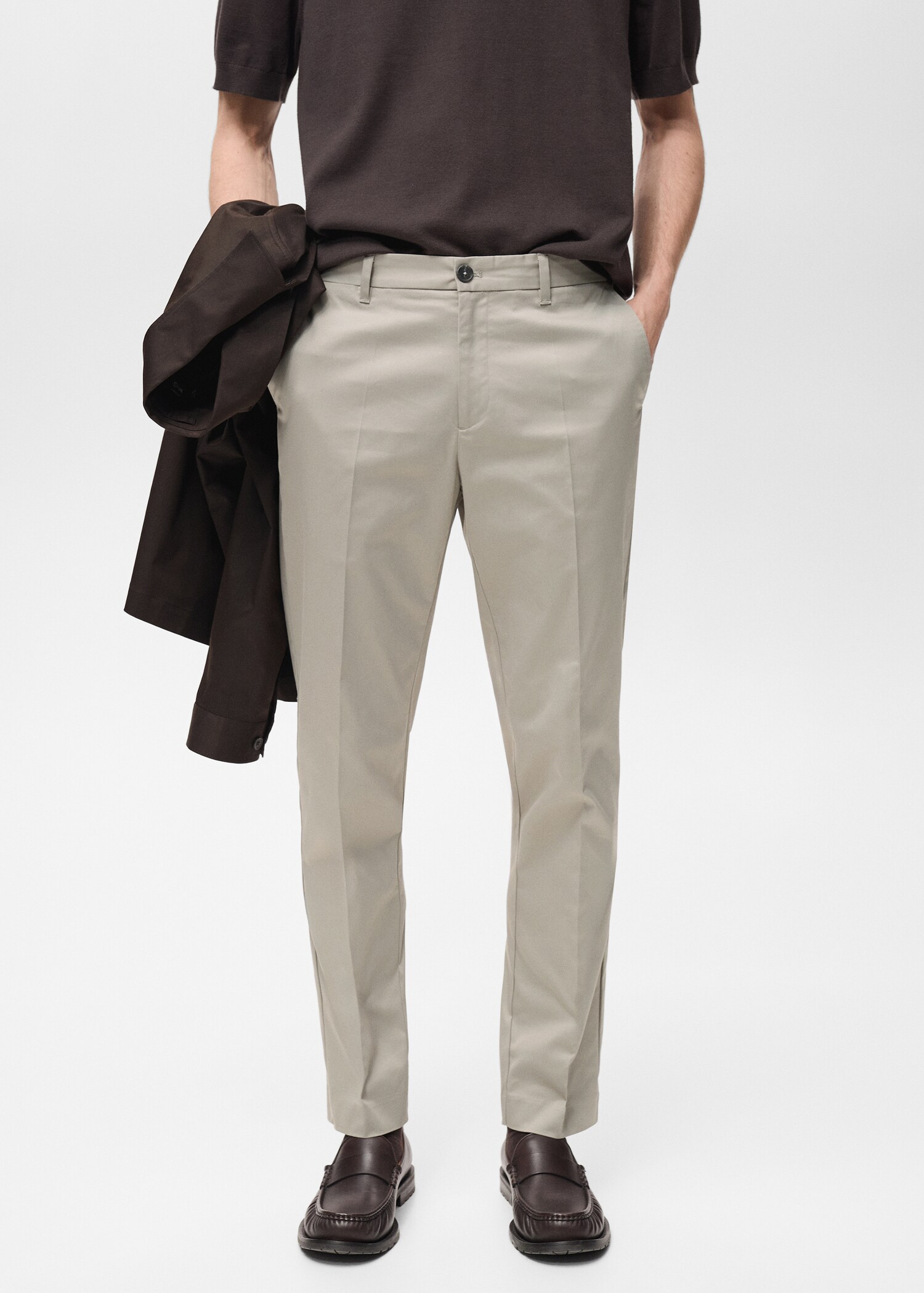 Slim-Fit-Chinohose Dublino - Mittlere Ansicht