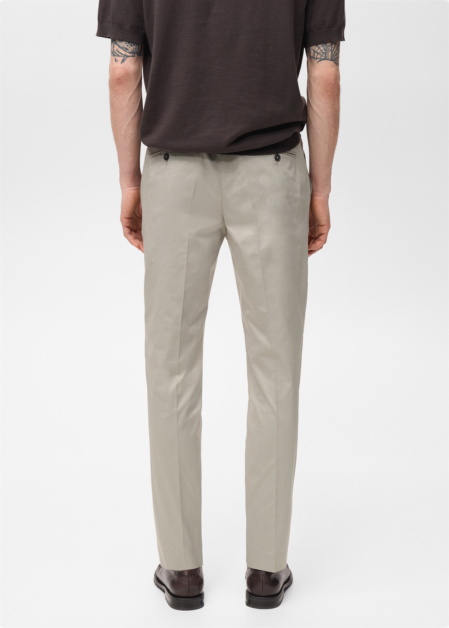 Slim-Fit-Chinohose Dublino - Rückseite des Artikels