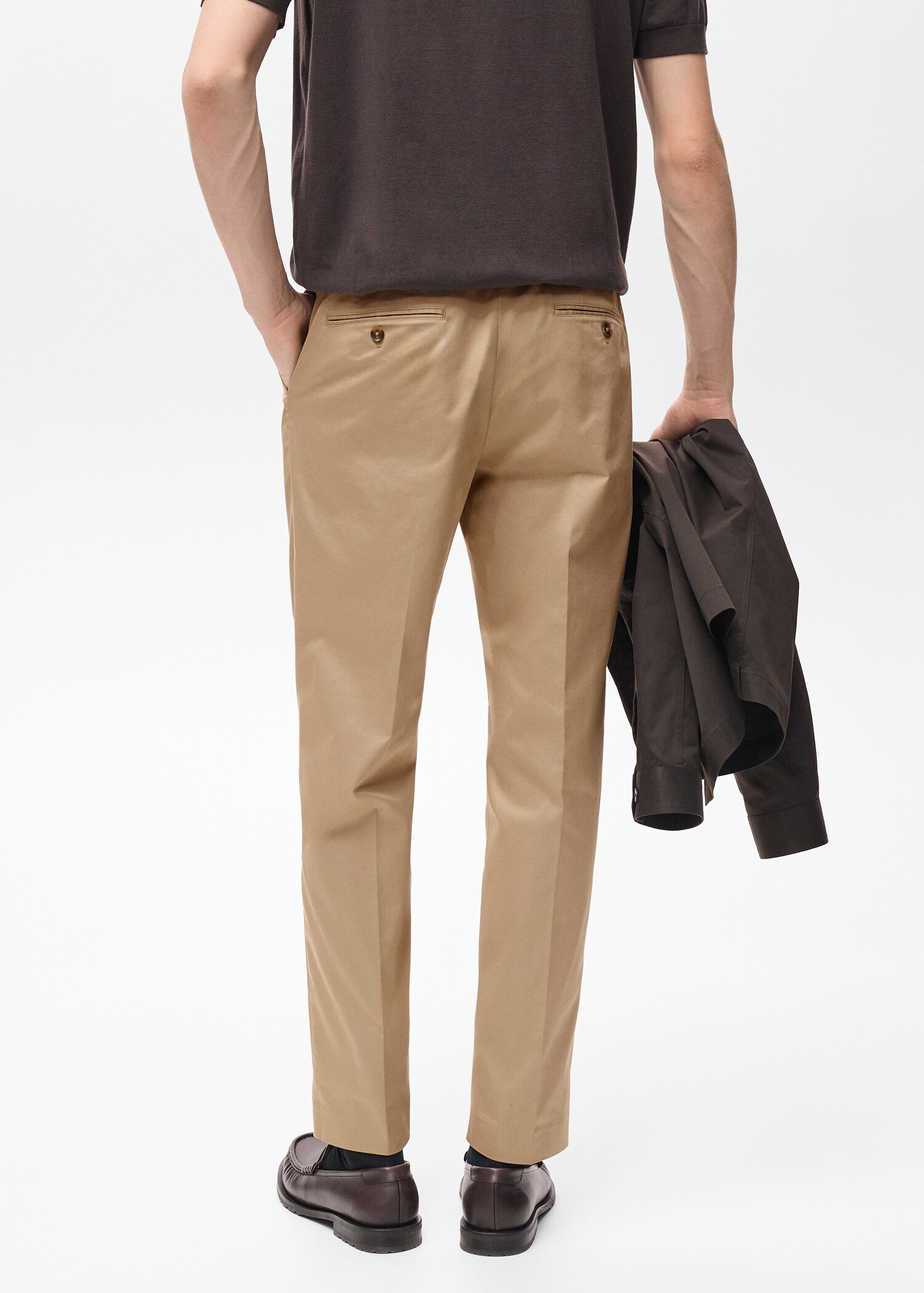 Slim-Fit-Chinohose Dublino - Rückseite des Artikels