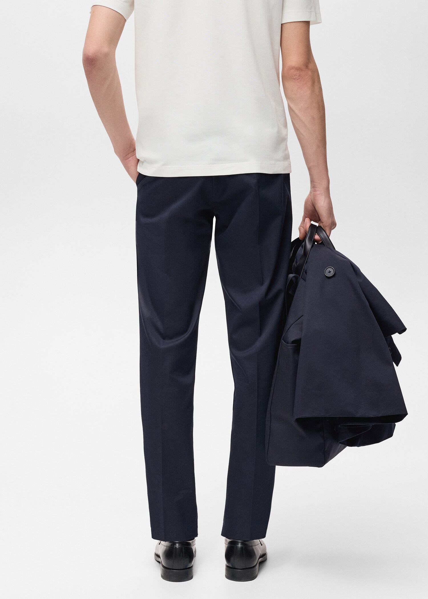 Slim-Fit-Chinohose Dublino - Rückseite des Artikels