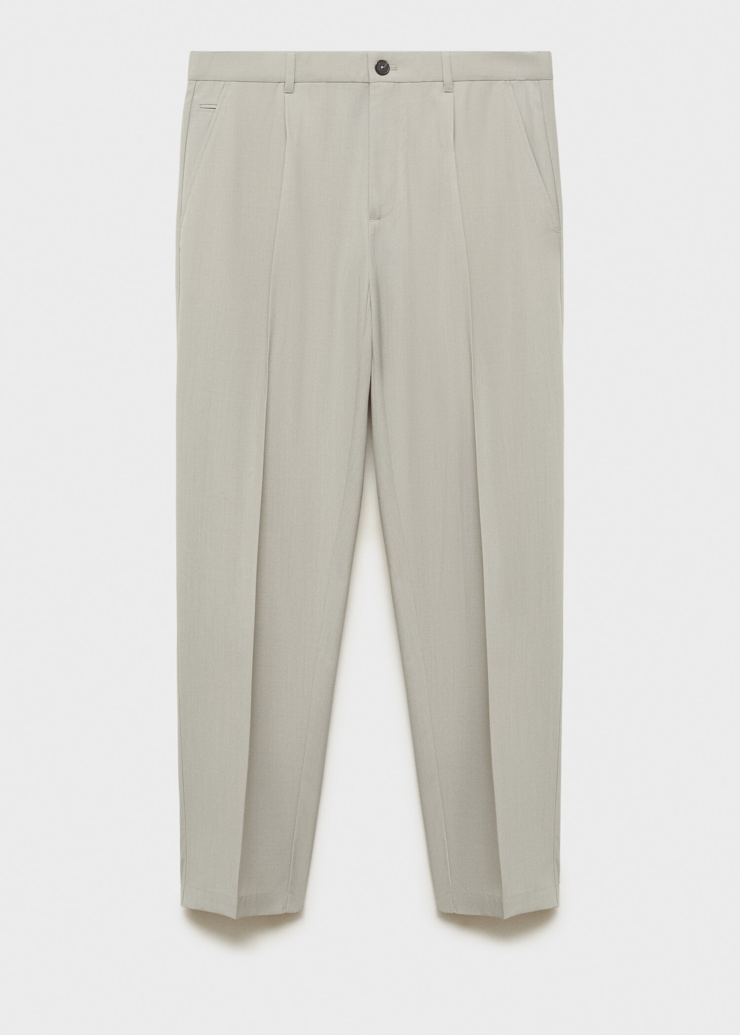 Pantalón lana fría slim fit pinzas - Artículo sin modelo