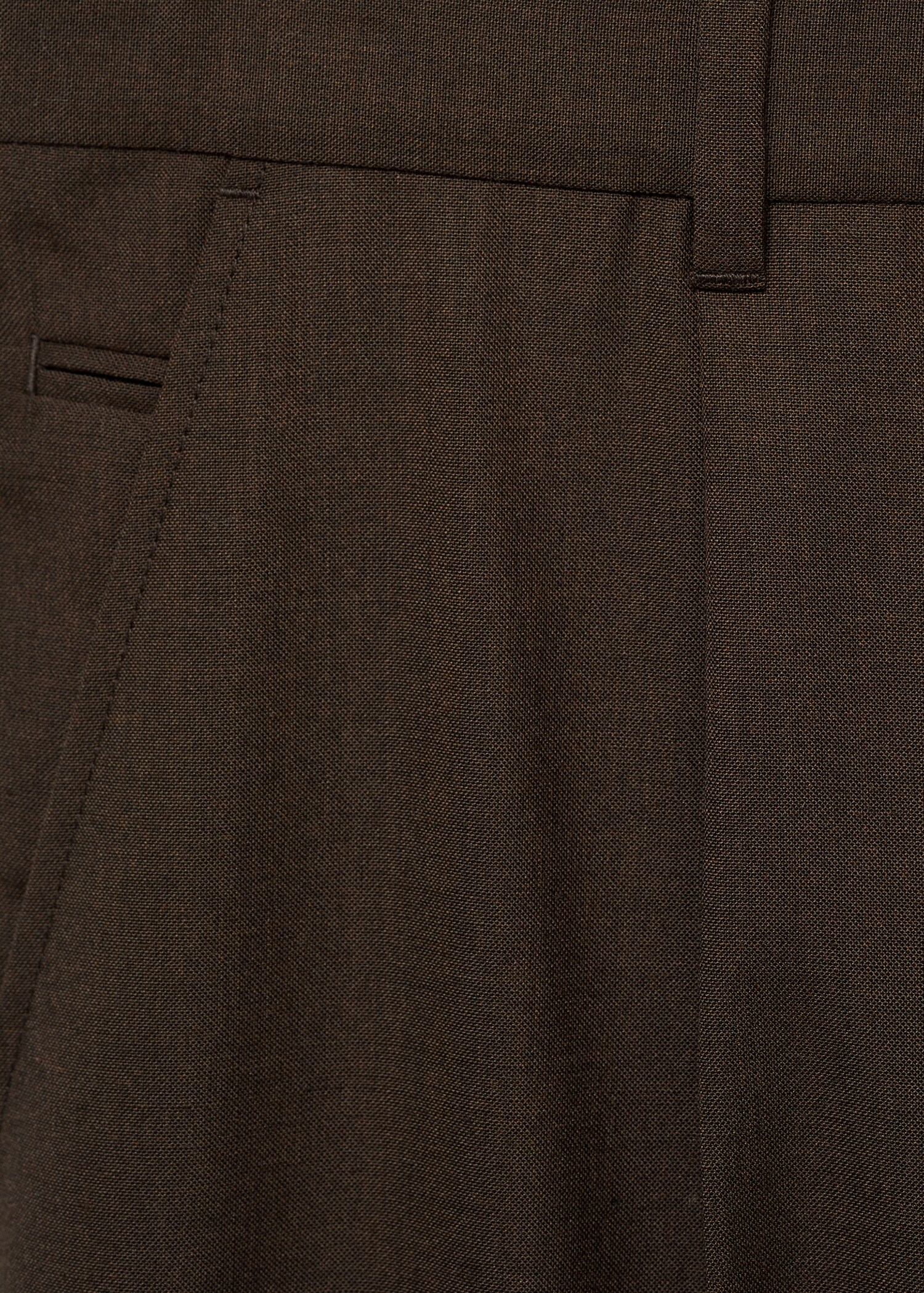 Pantalón lana fría slim fit pinzas - Detalle del artículo 0