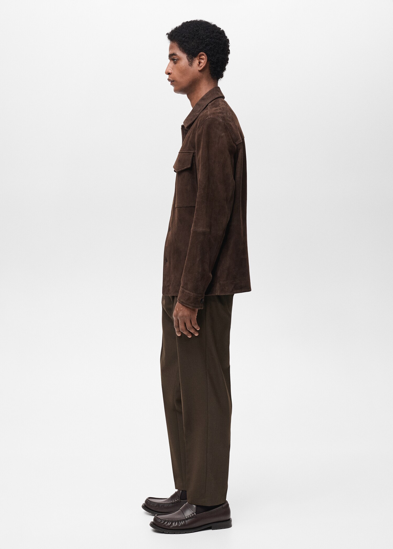 Pantalón lana fría slim fit pinzas - Detalle del artículo 2
